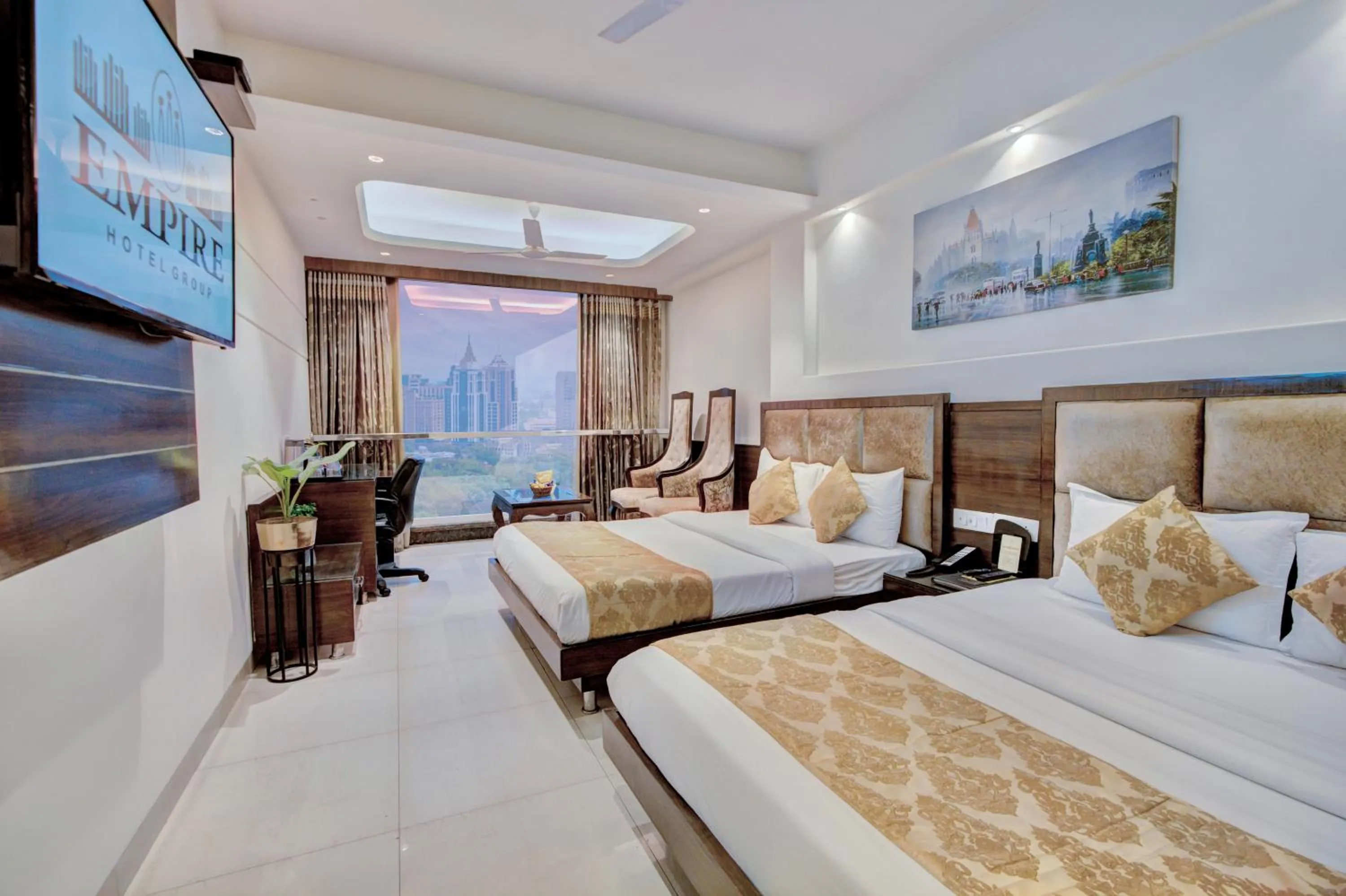 Bedroom in THE SINGH EMPIRE,New Delhi City Centre