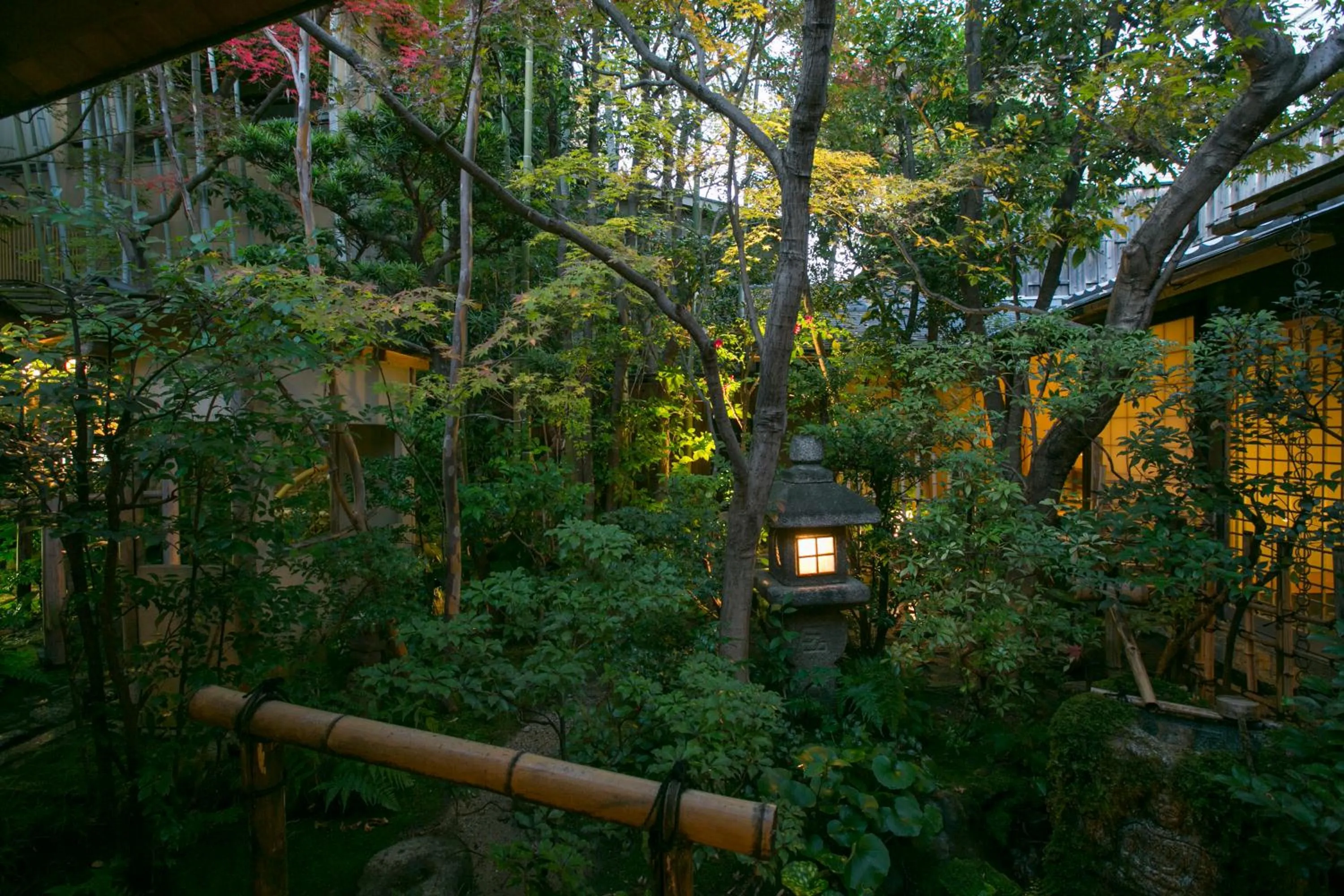 Garden view in Gion Yoshiima