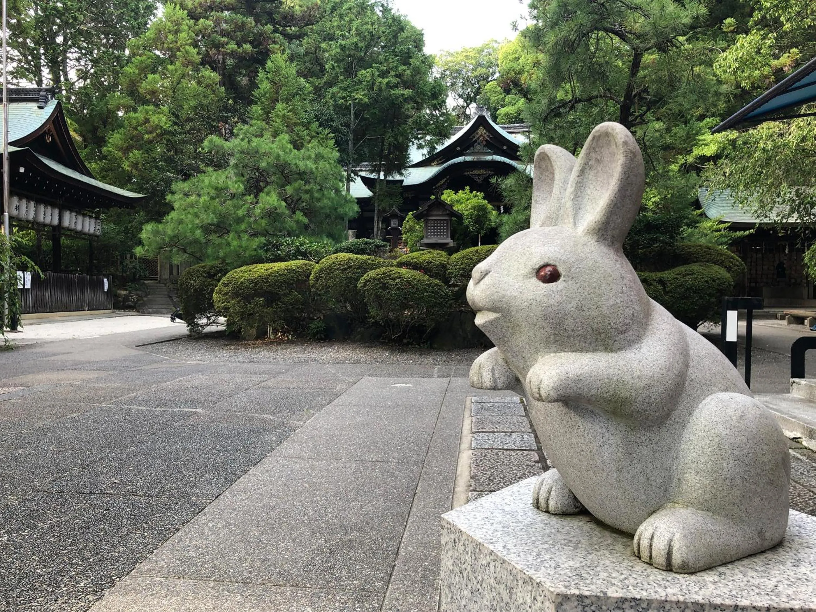 Nearby landmark in Heian No Mori Kyoto