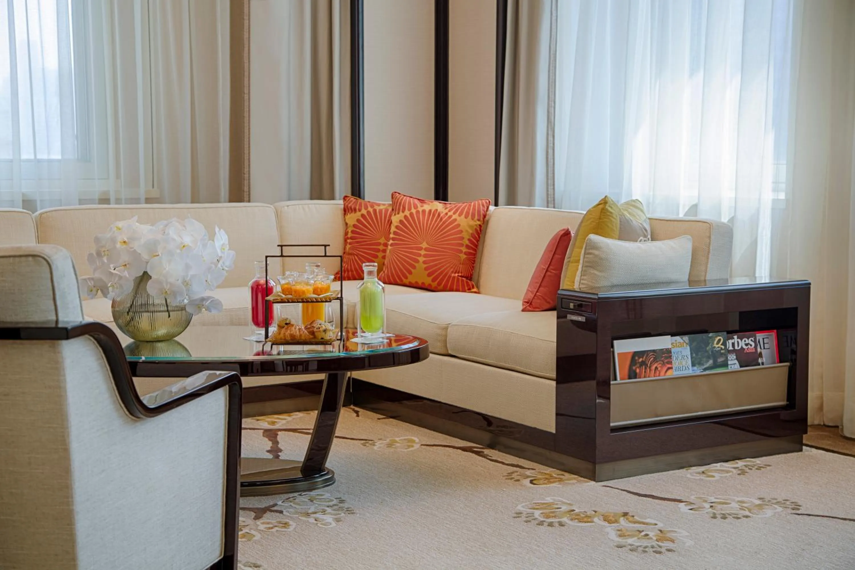 Living room in The Peninsula Hong Kong