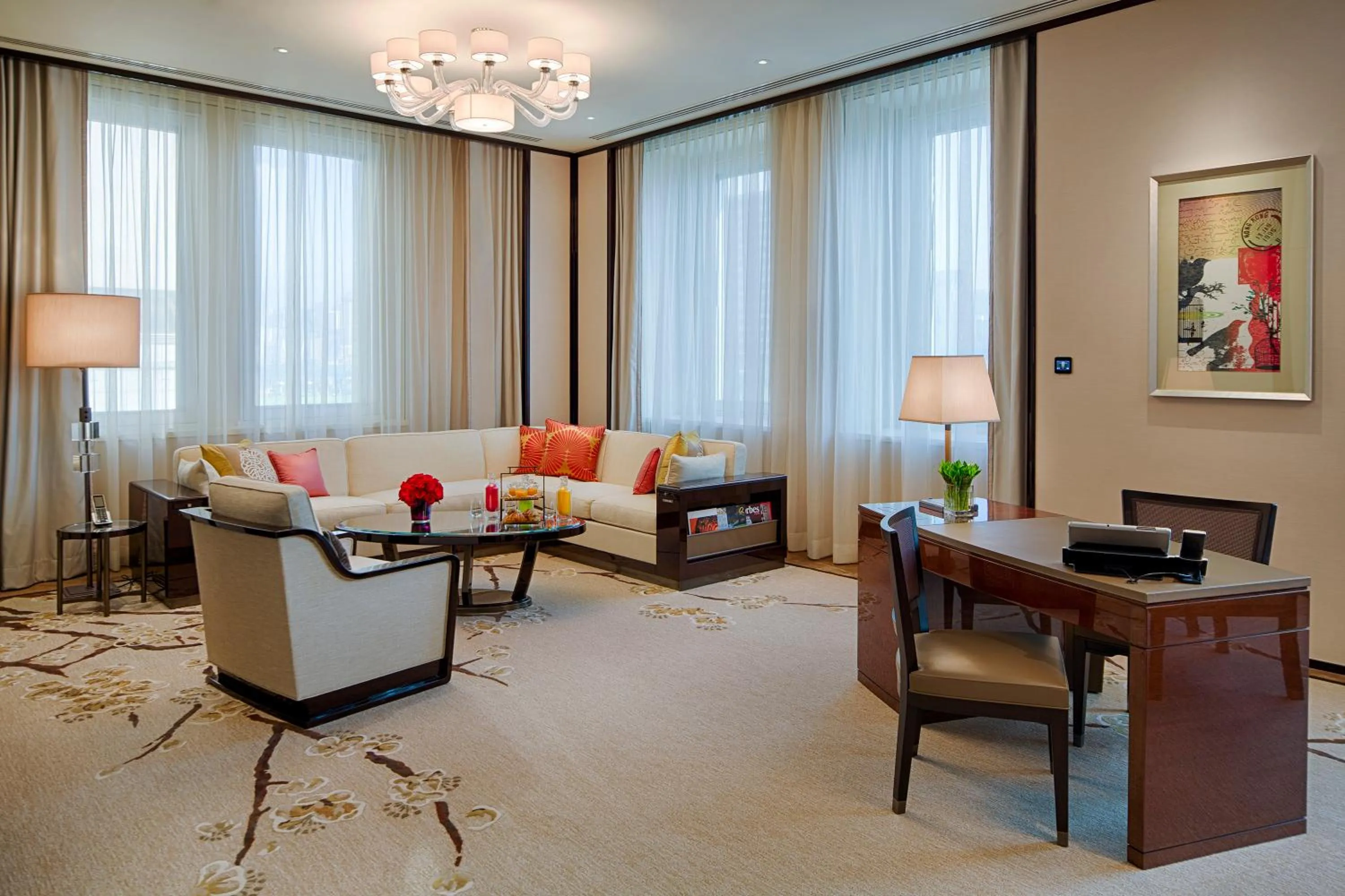 Living room in The Peninsula Hong Kong