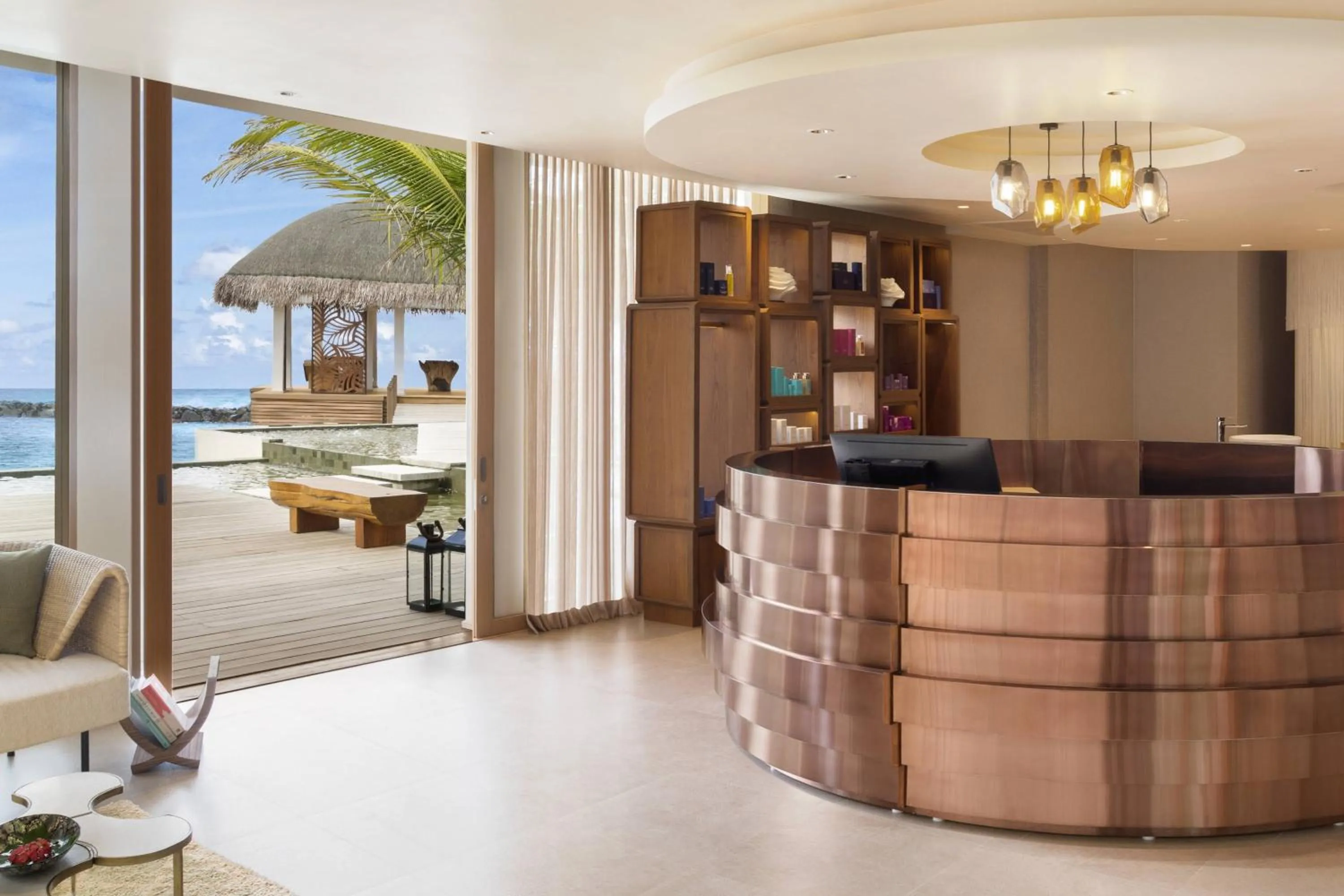 Lobby or reception in JW Marriott Maldives Resort & Spa