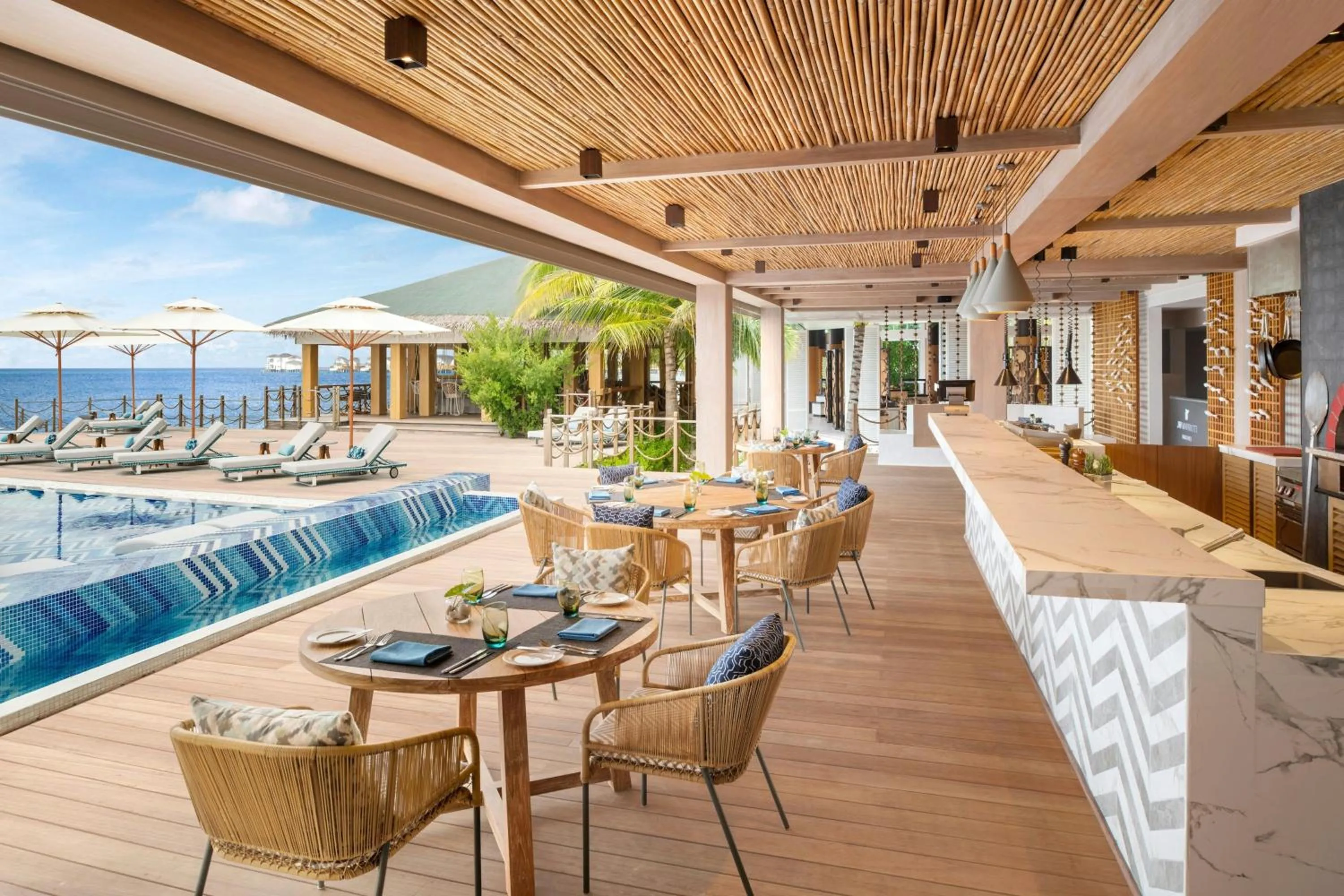 Restaurant/places to eat in JW Marriott Maldives Resort & Spa