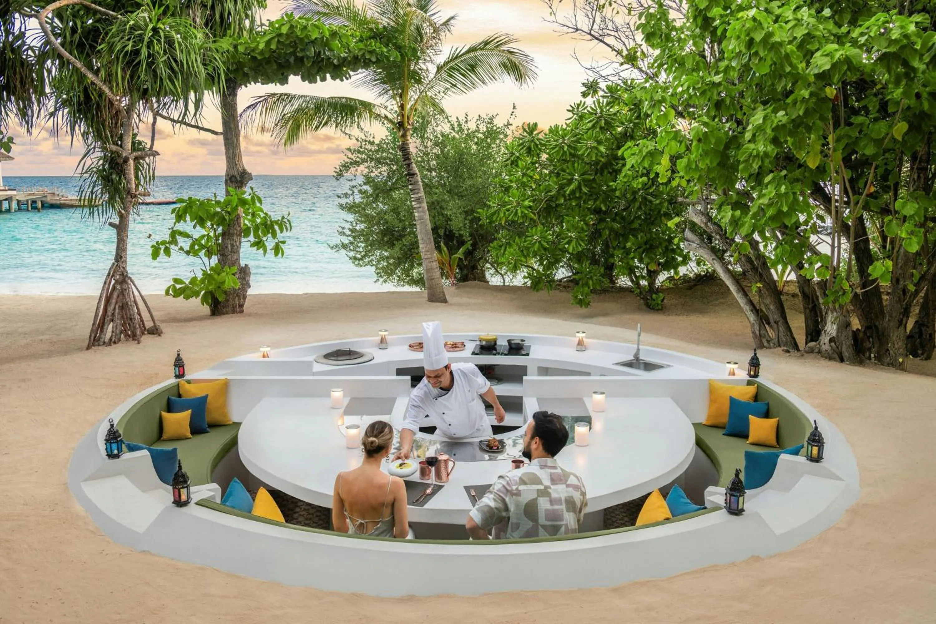 Restaurant/places to eat in JW Marriott Maldives Resort & Spa