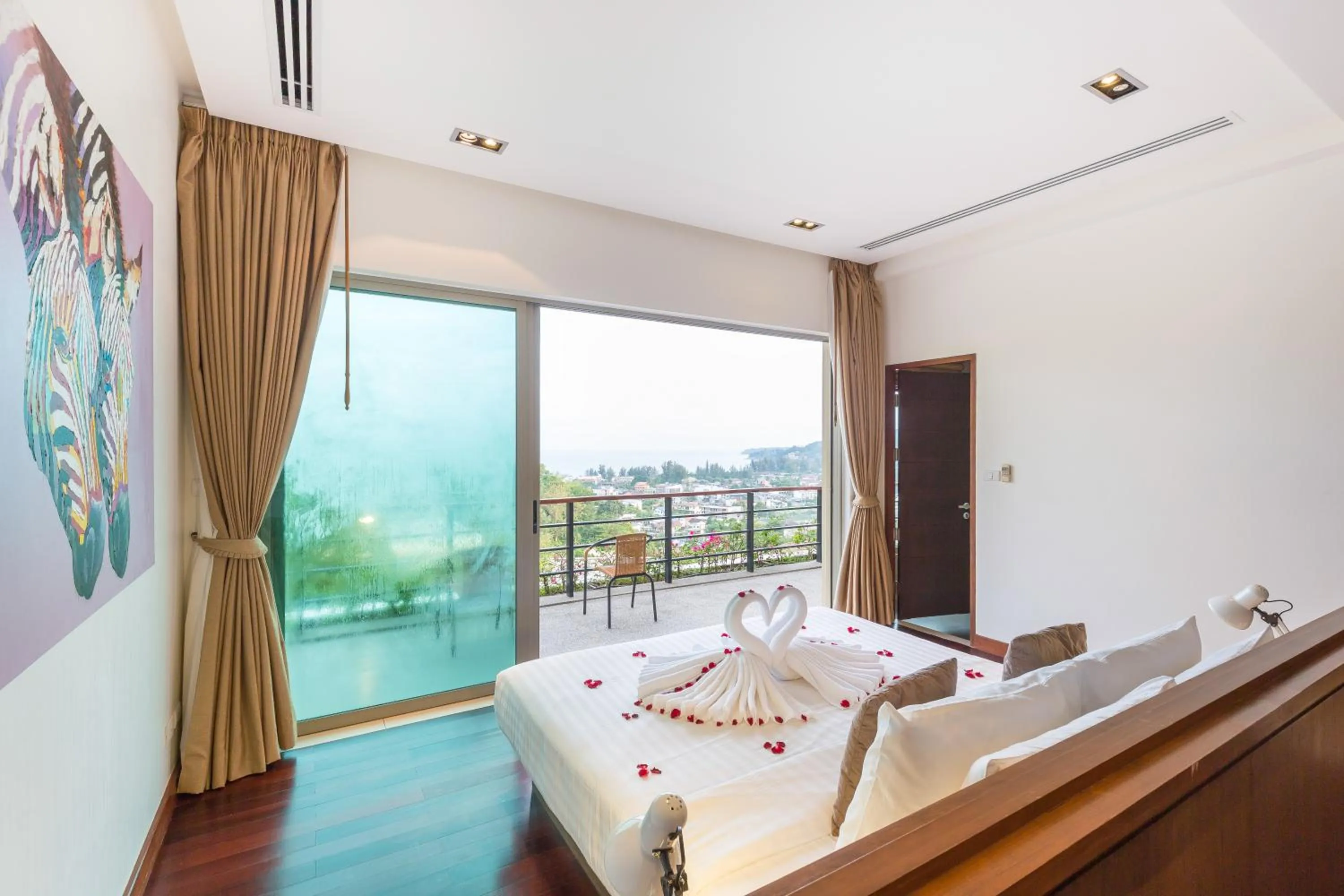 Bedroom, Bed in Villa Tantawan Resort - Private Pool Villas