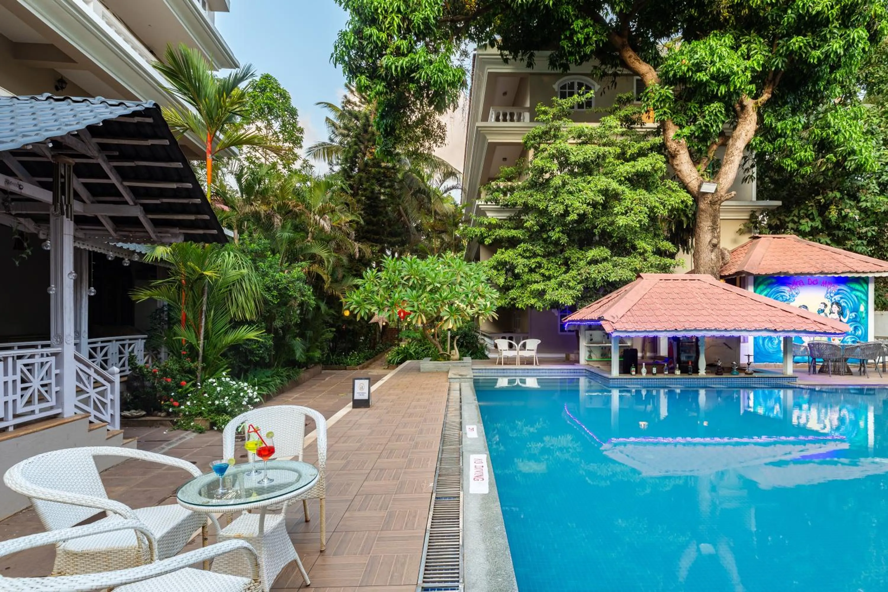 Pool view in CALUX Joia Do Mar Resort - Calangute