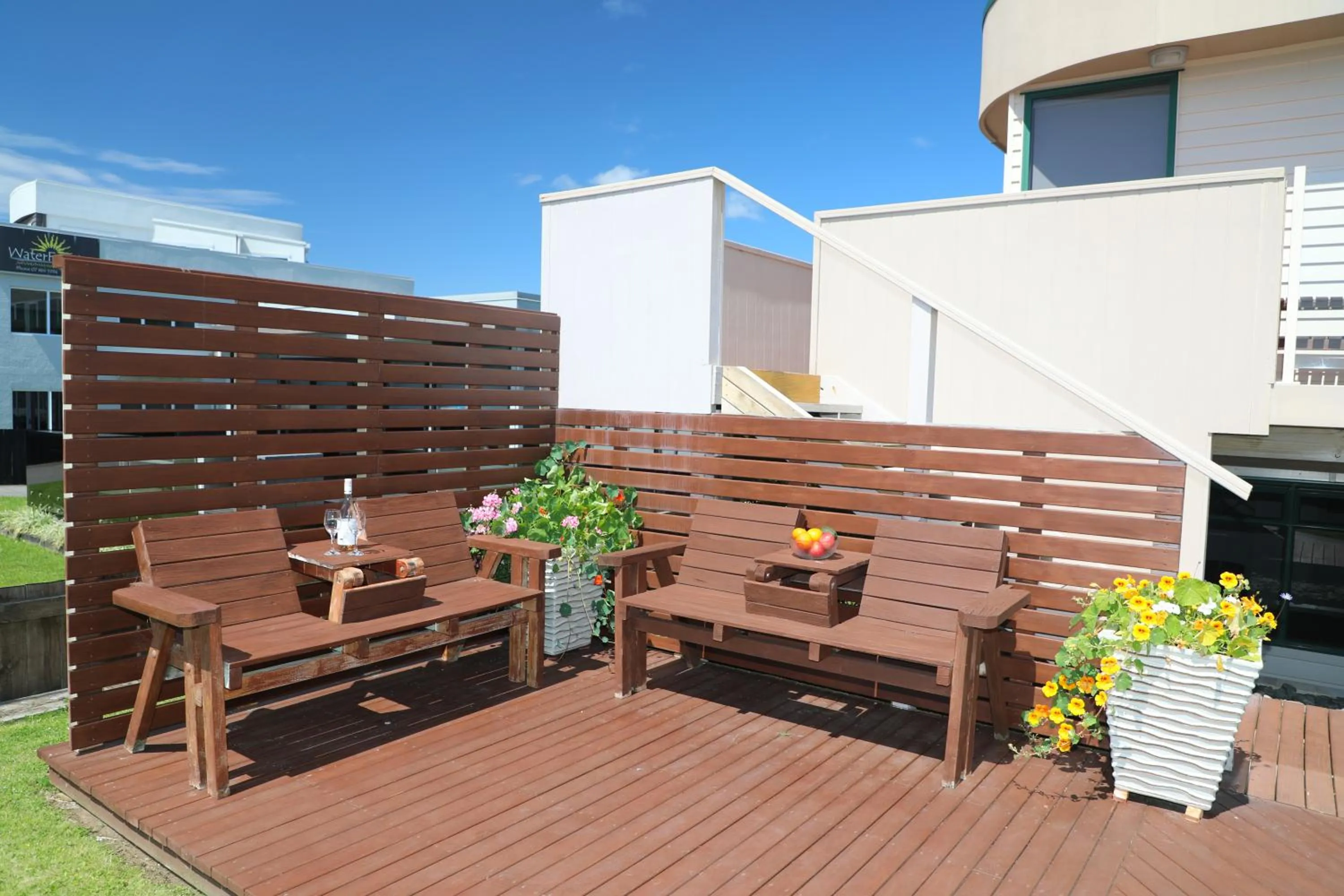 Patio in Blue Marlin Apartments