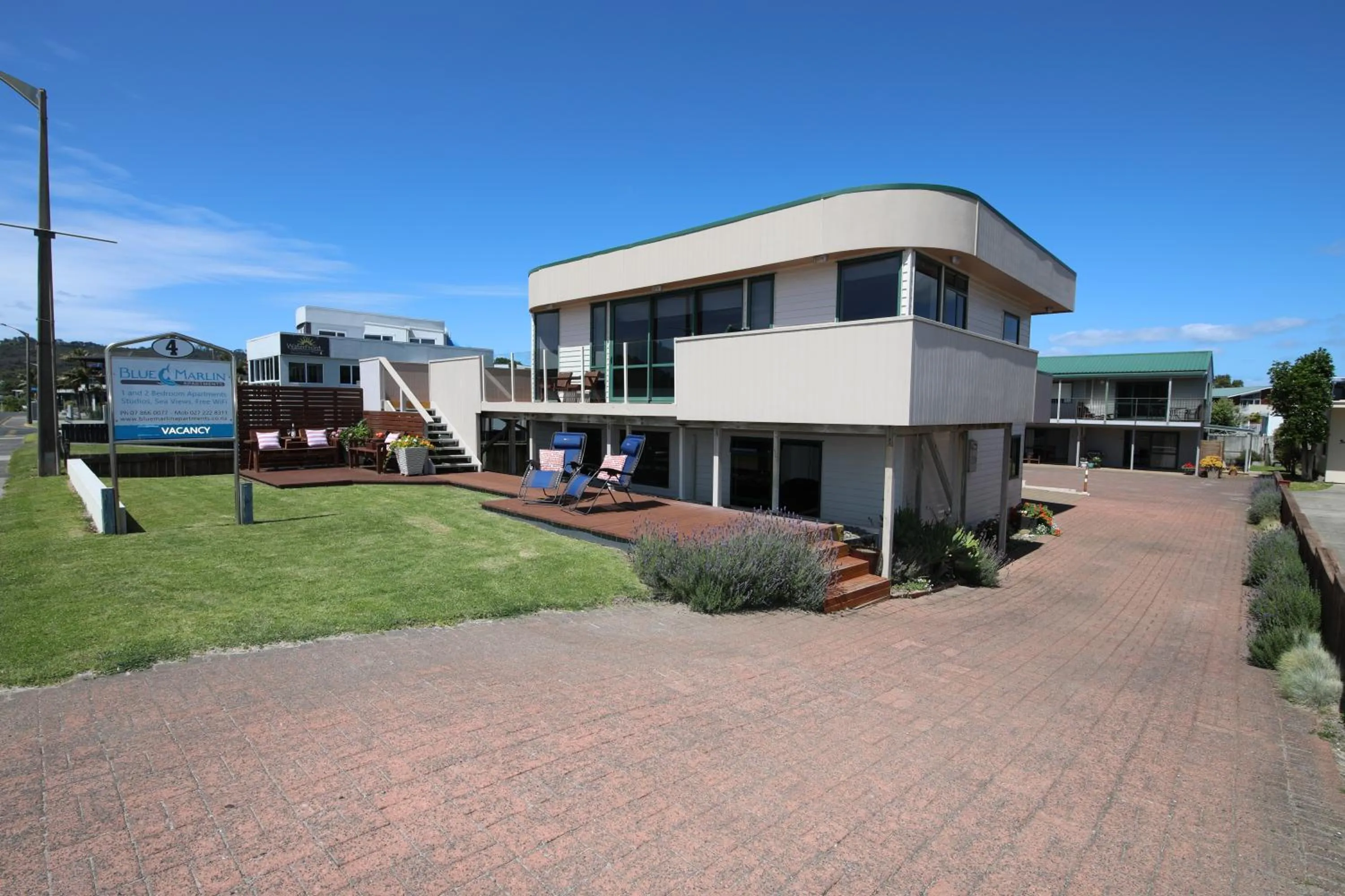 Patio in Blue Marlin Apartments