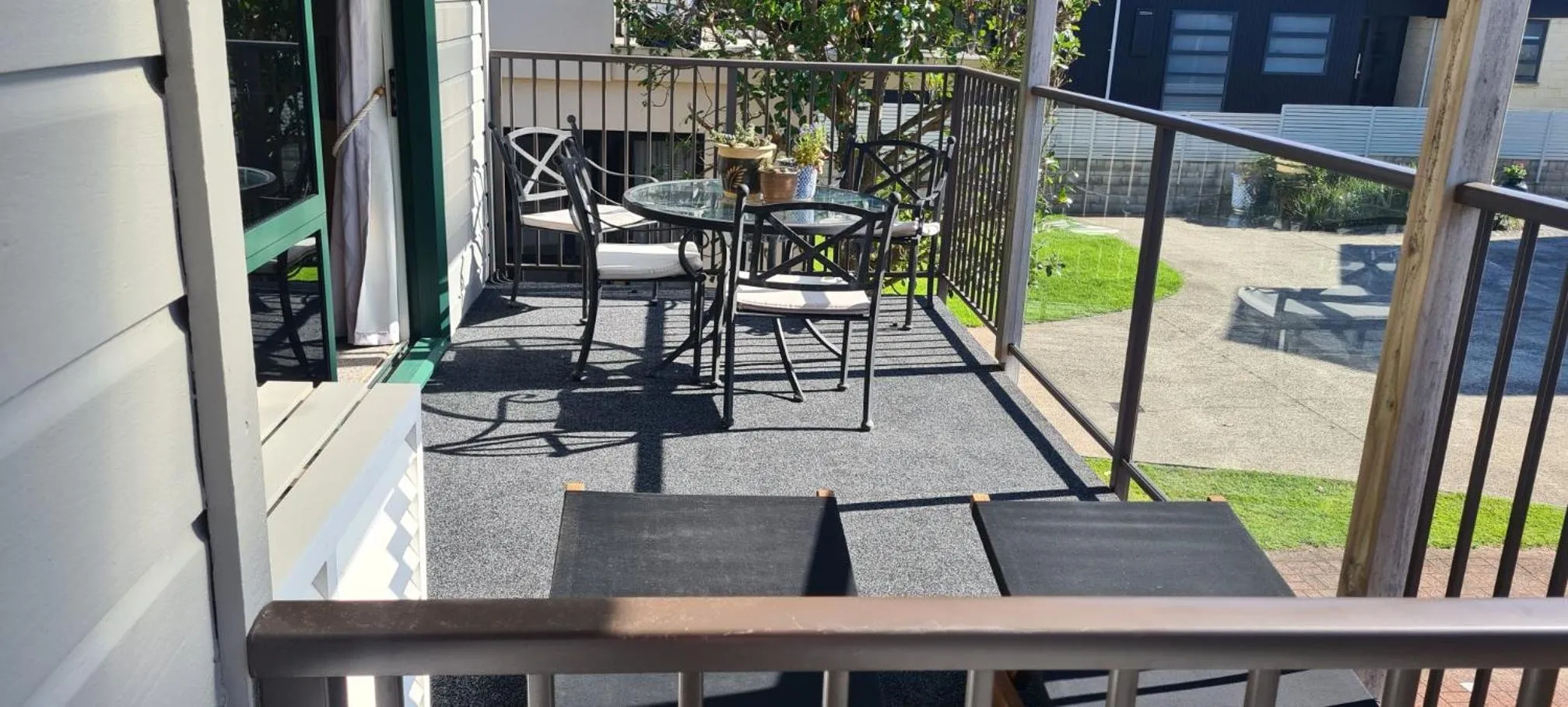 Patio in Blue Marlin Apartments