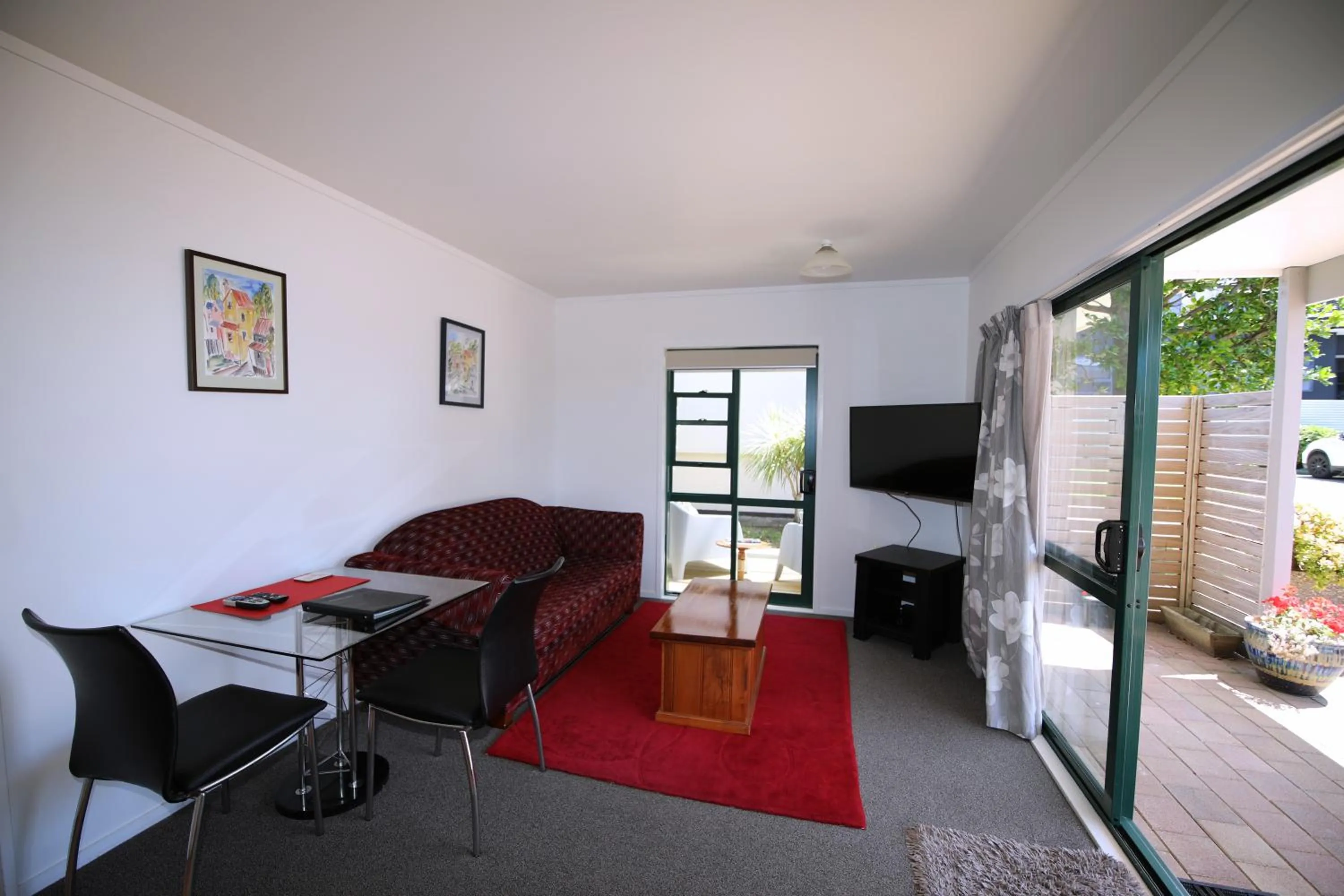 Living room in Blue Marlin Apartments