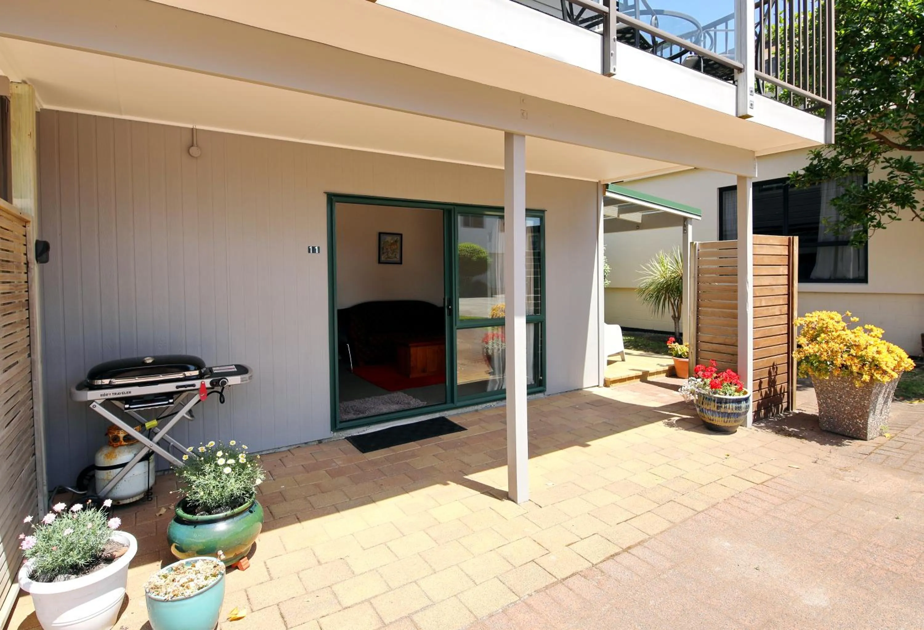 BBQ facilities in Blue Marlin Apartments