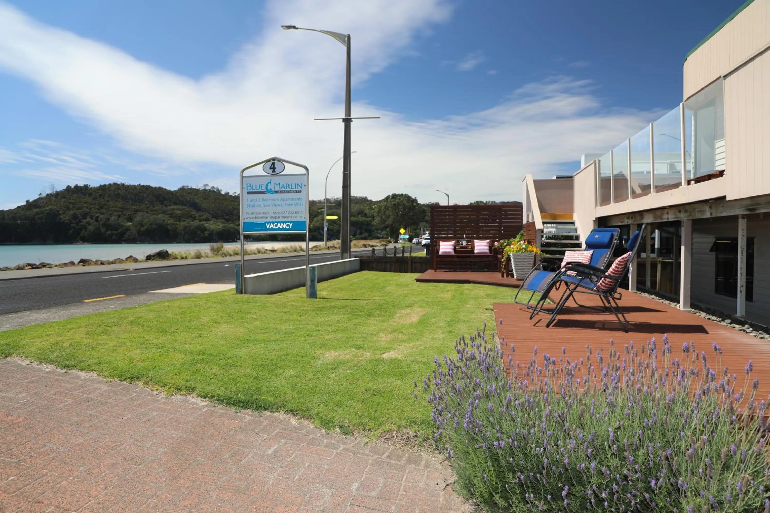 Patio in Blue Marlin Apartments