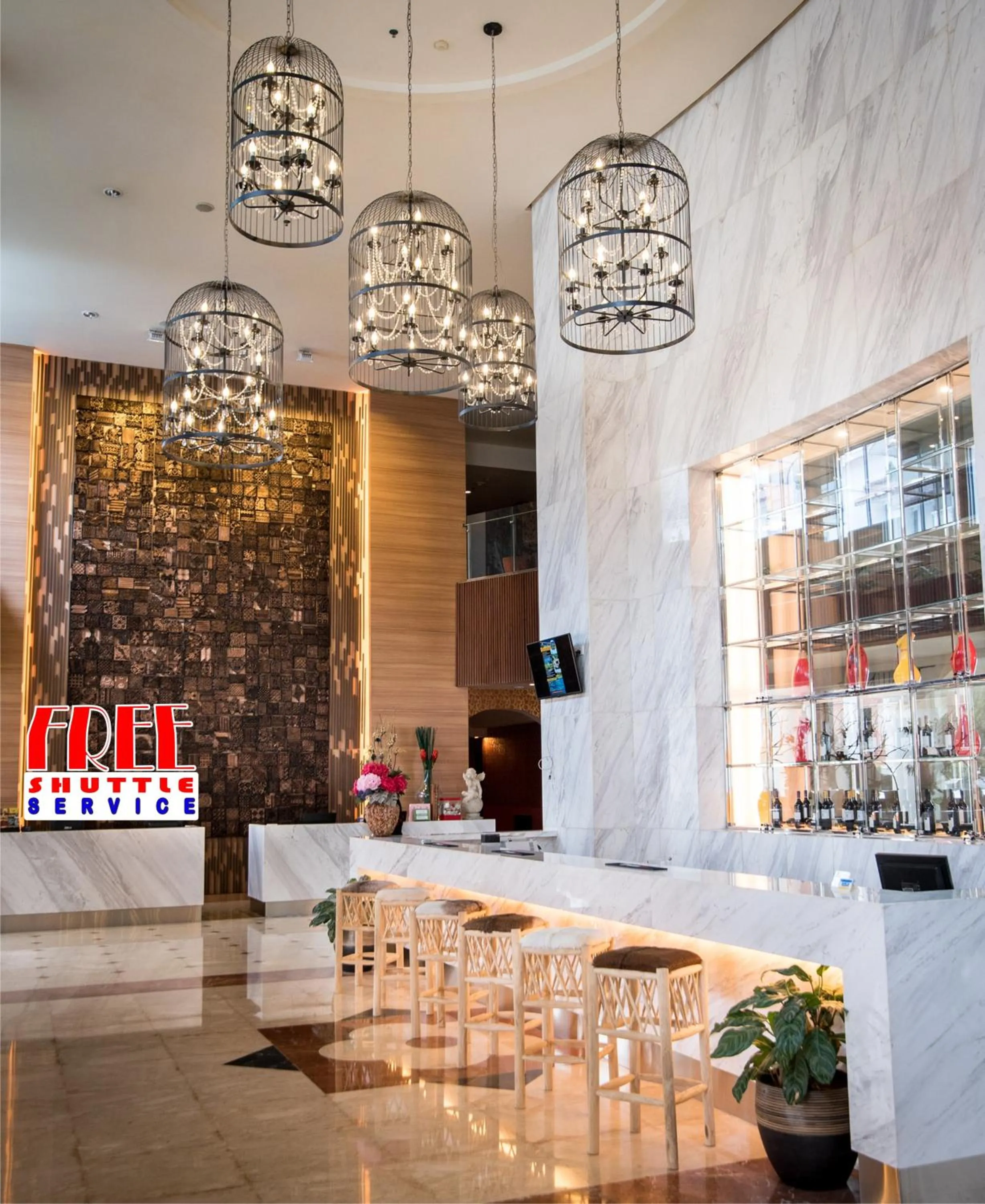 On site in Crown Vista Hotel