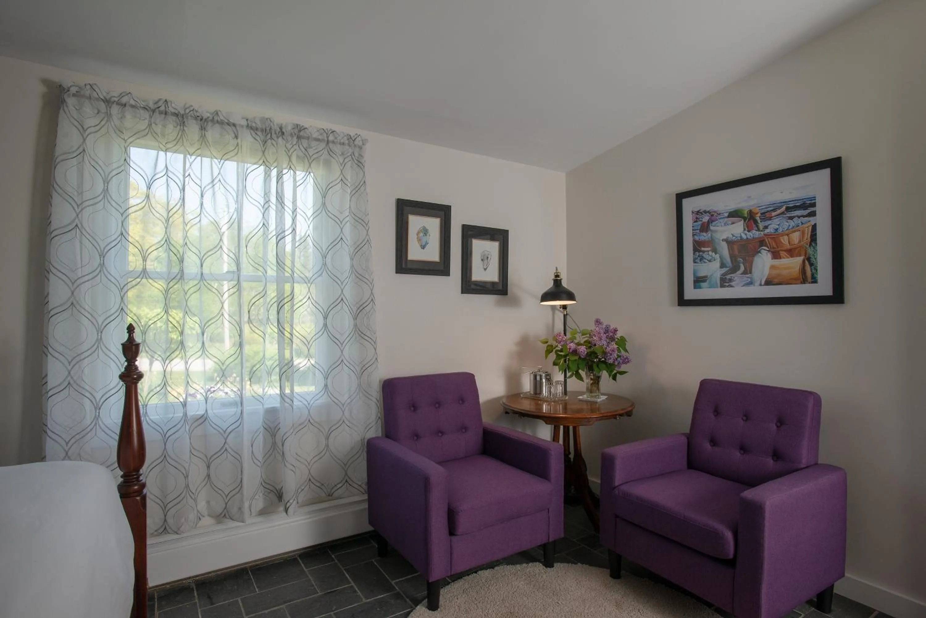 Seating area in The Bradley Inn