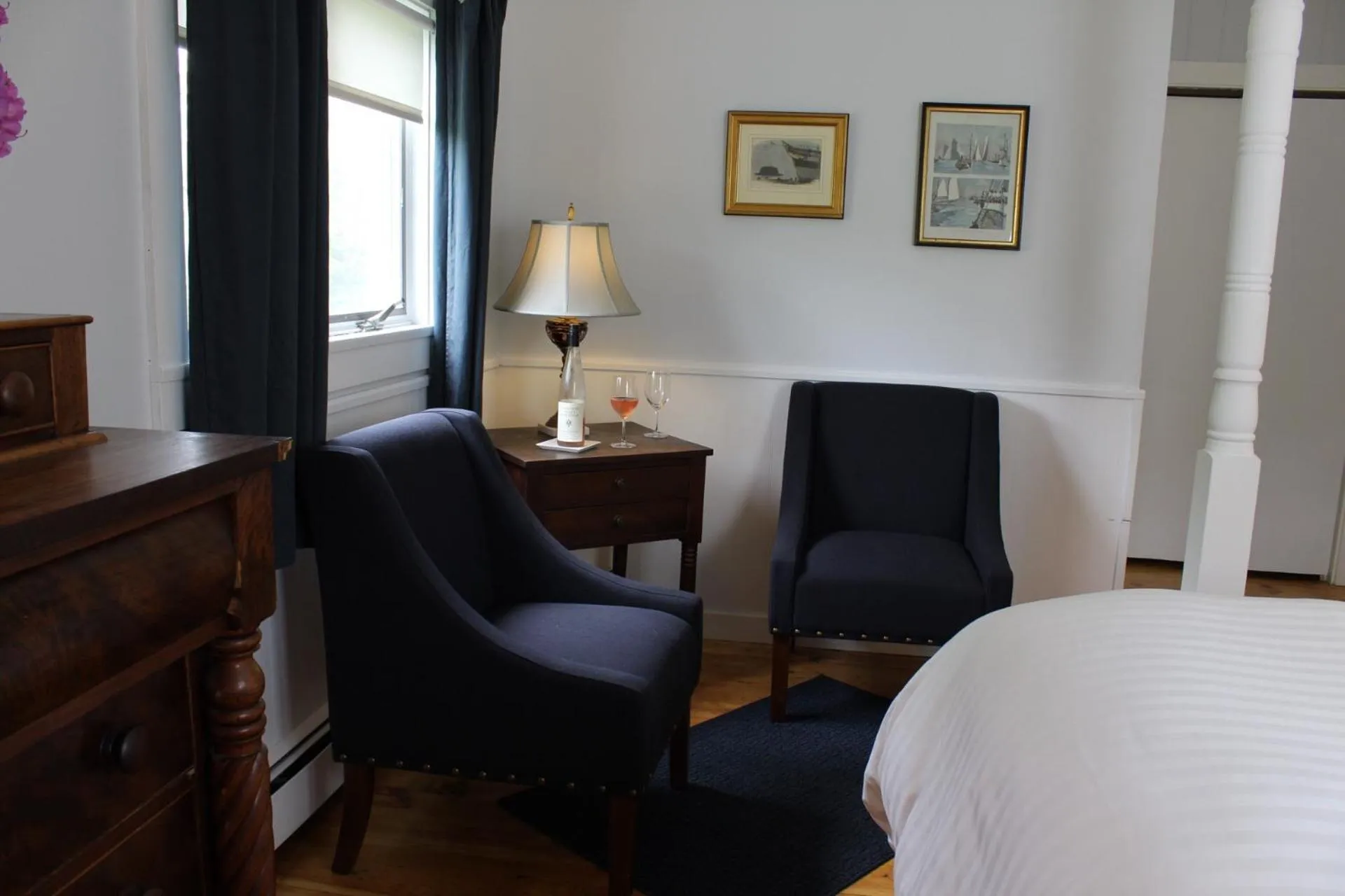 Seating area in The Bradley Inn