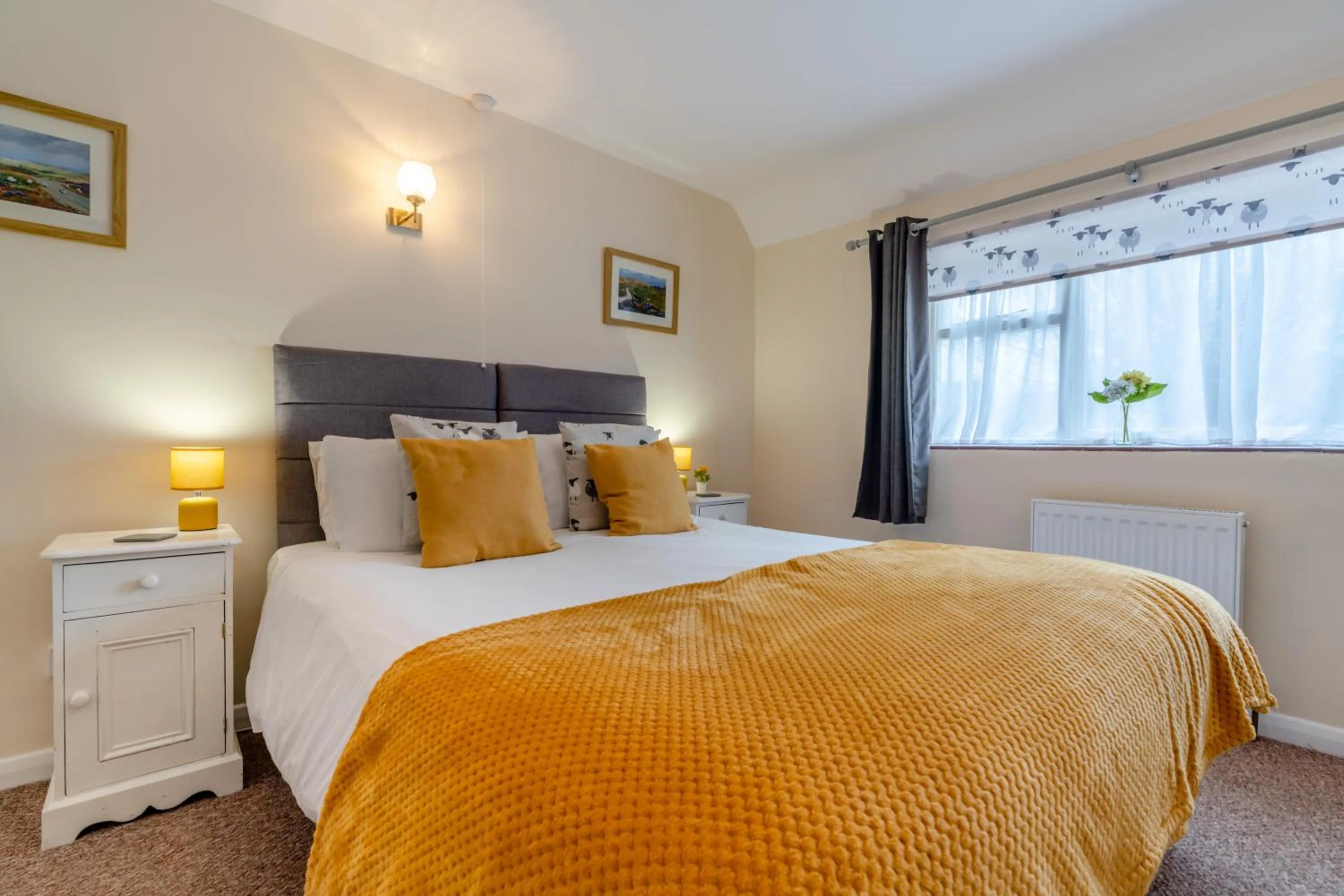 Bed in The Barn Guest House and Tearoom