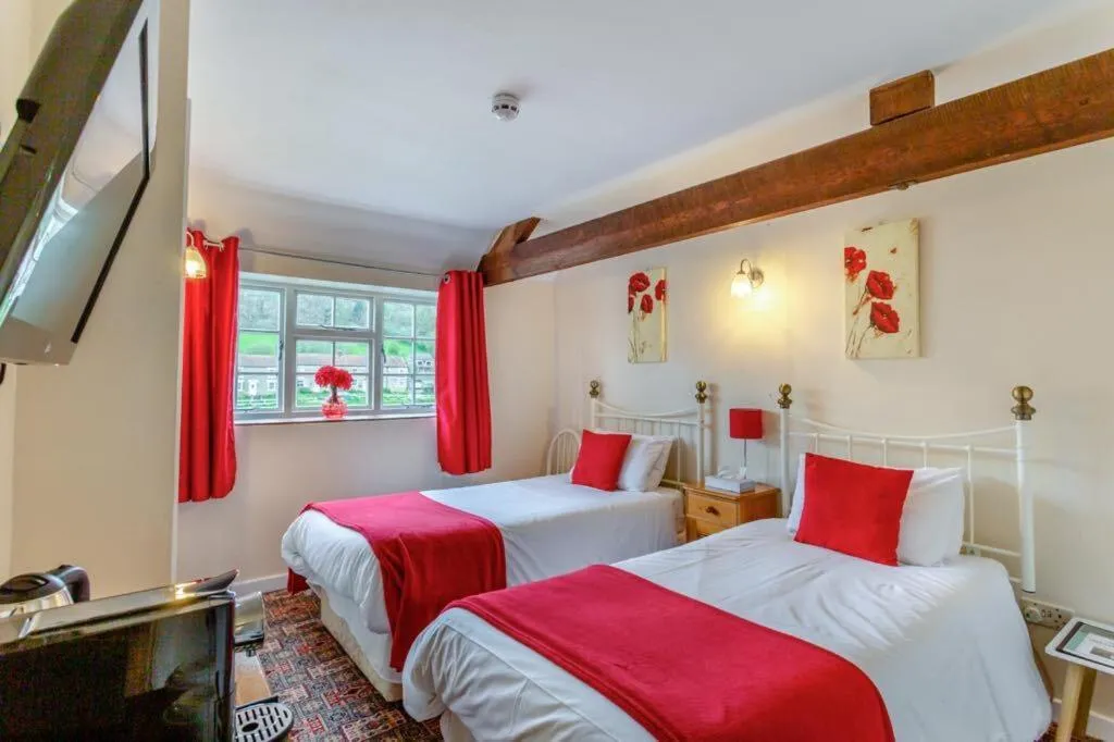 Bedroom, Bed in The Barn Guest House and Tearoom