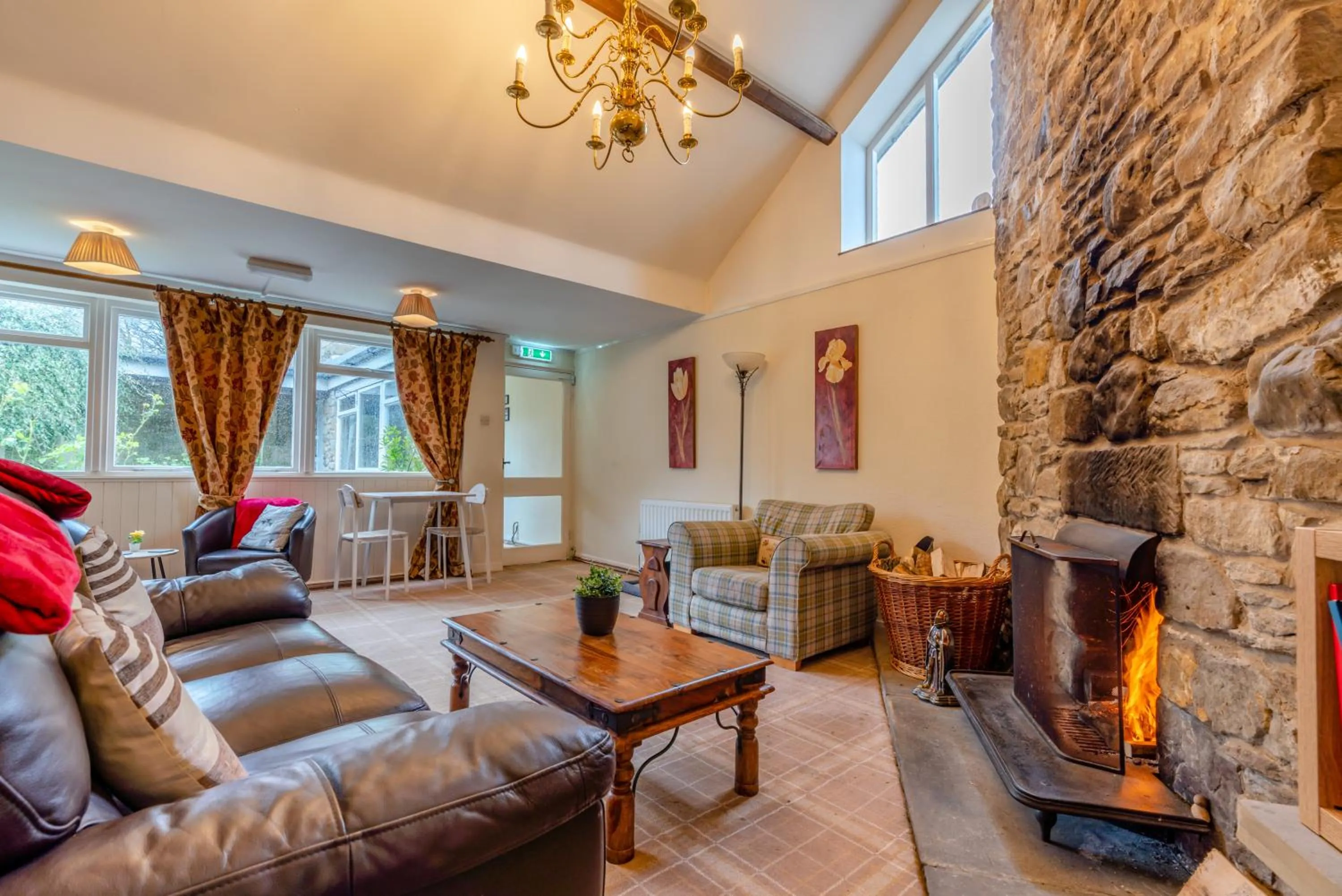 Living room in The Barn Guest House and Tearoom