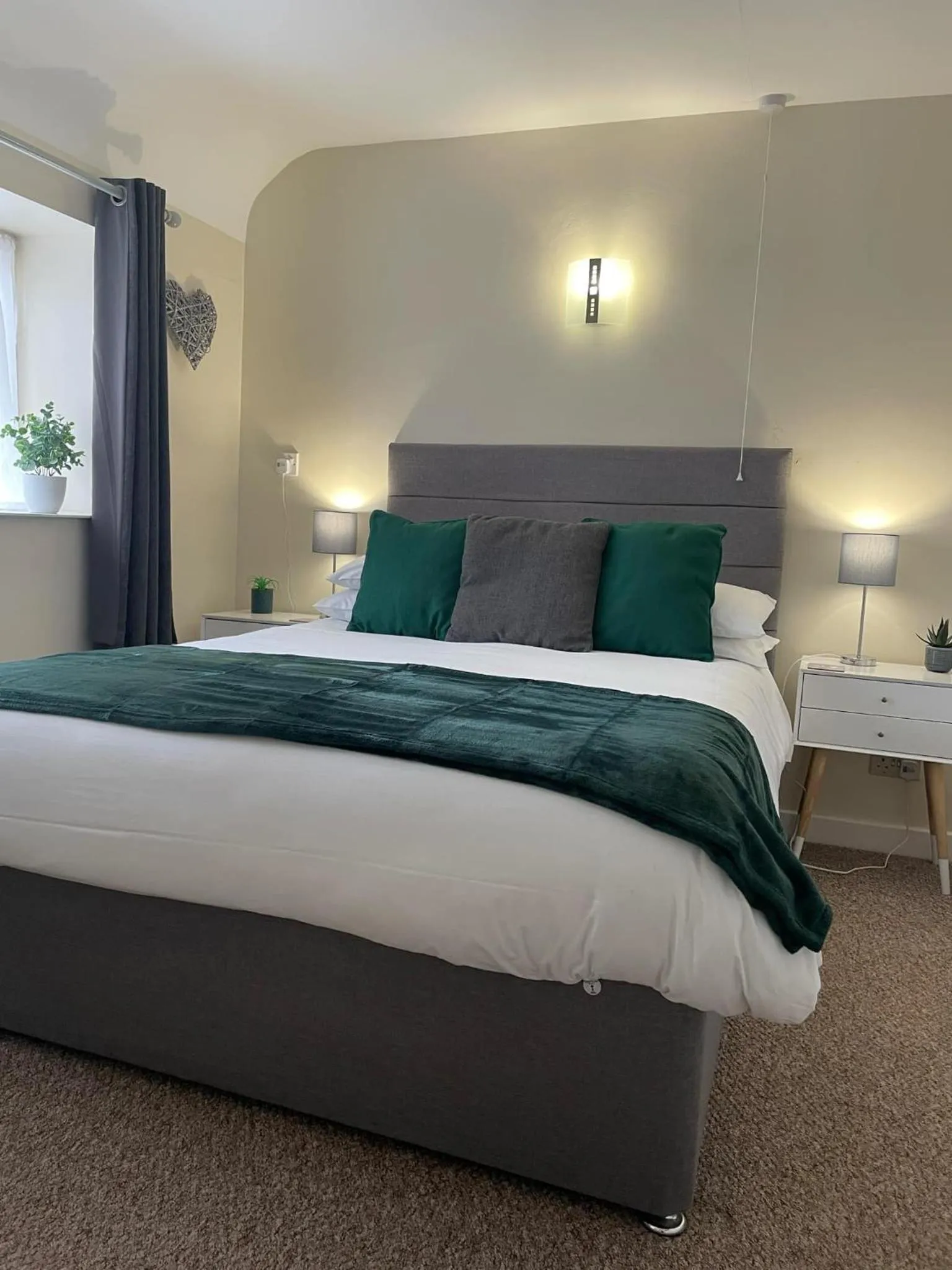 Bedroom, Bed in The Barn Guest House and Tearoom