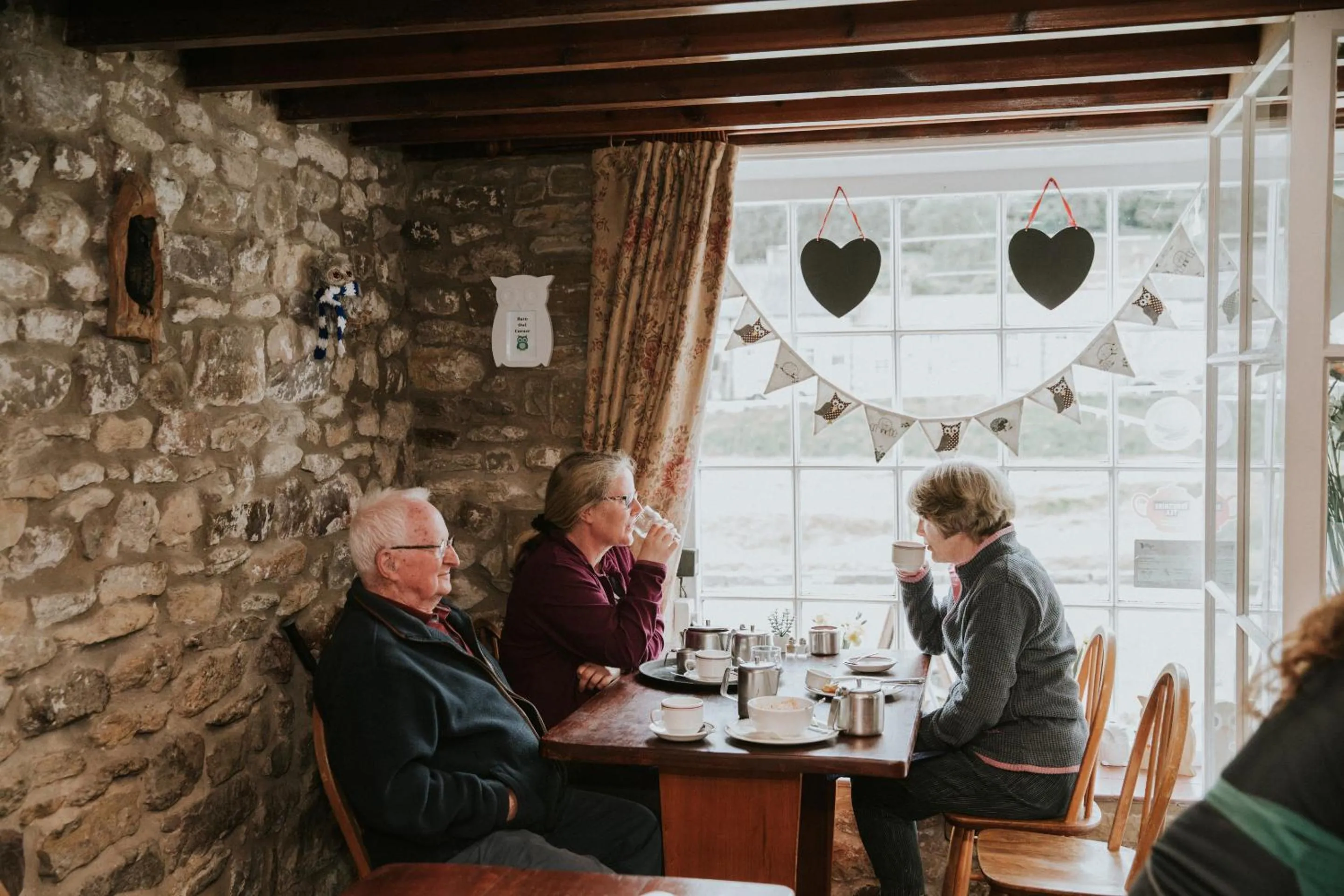 Dining area in The Barn Guest House and Tearoom