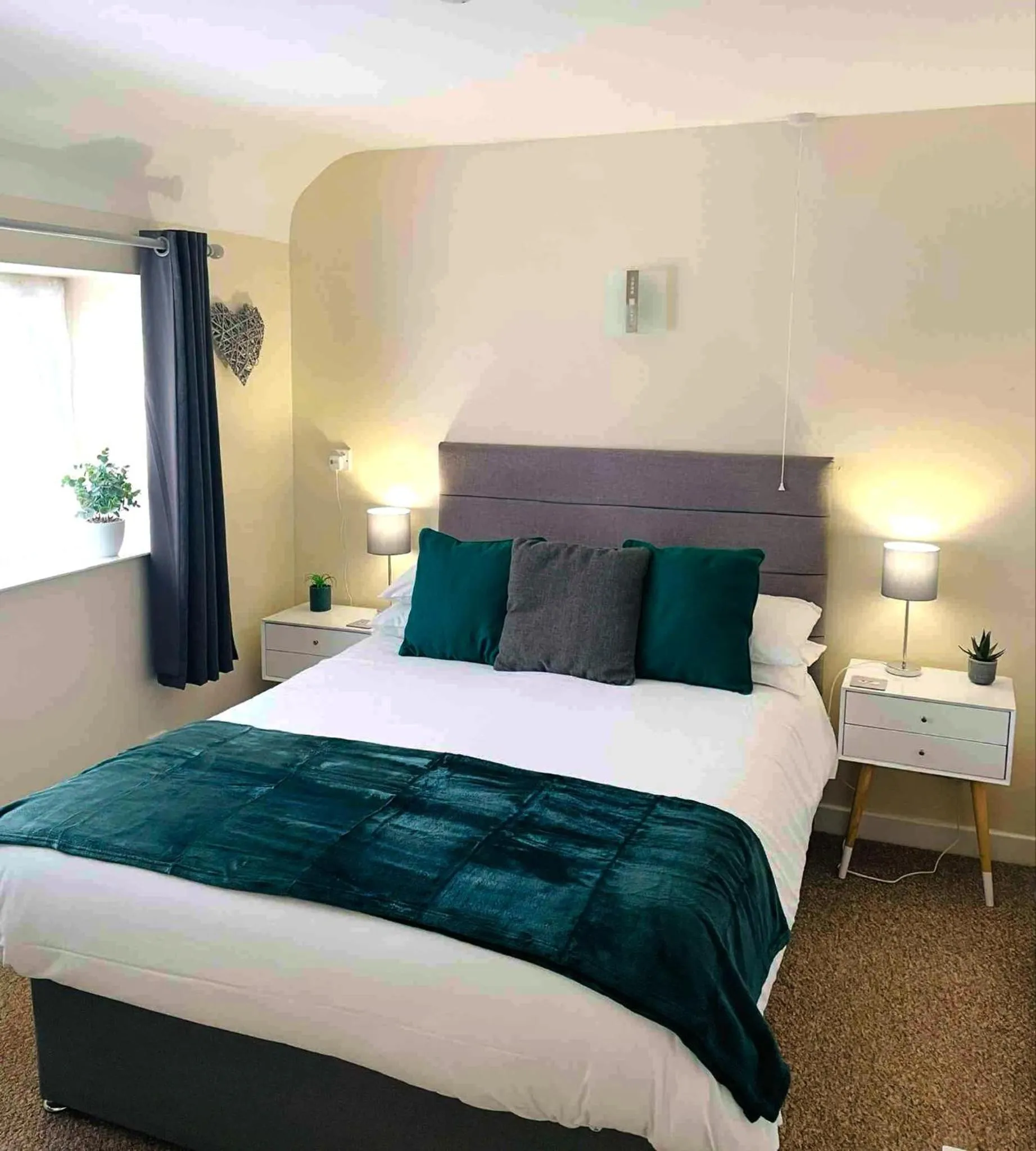 Bedroom, Bed in The Barn Guest House and Tearoom