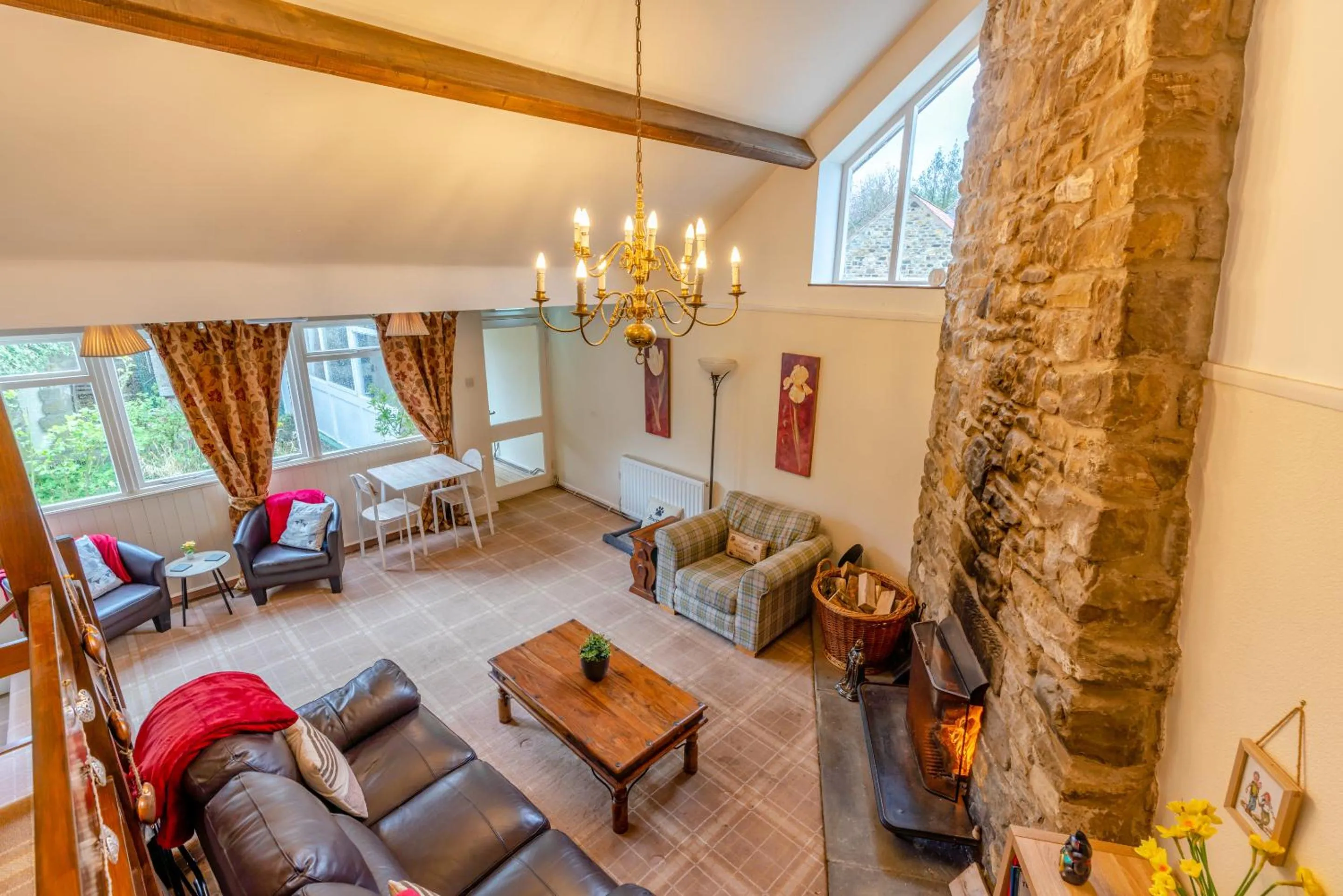 Living room in The Barn Guest House and Tearoom