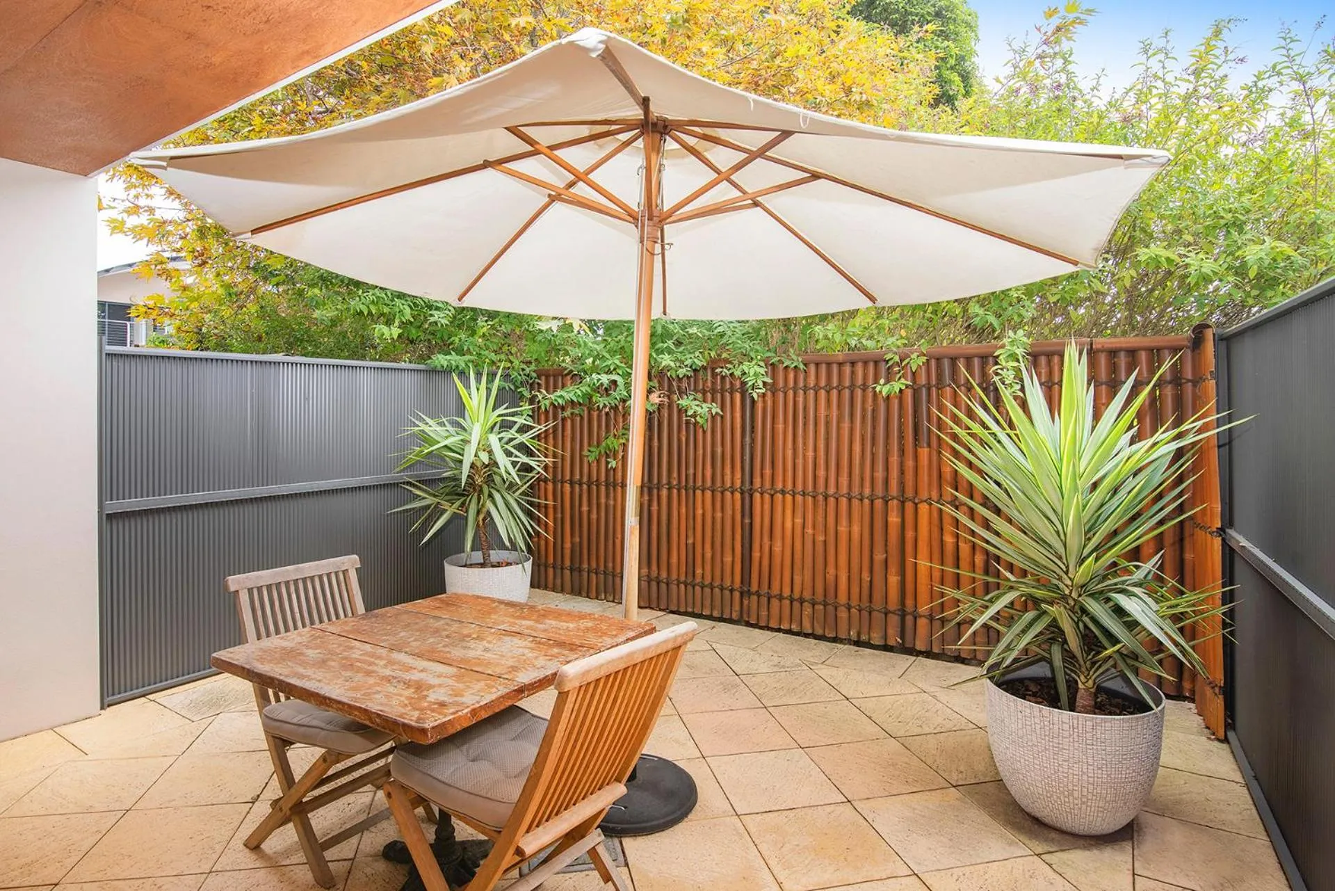 Inner courtyard view in Prideau's of Margaret River