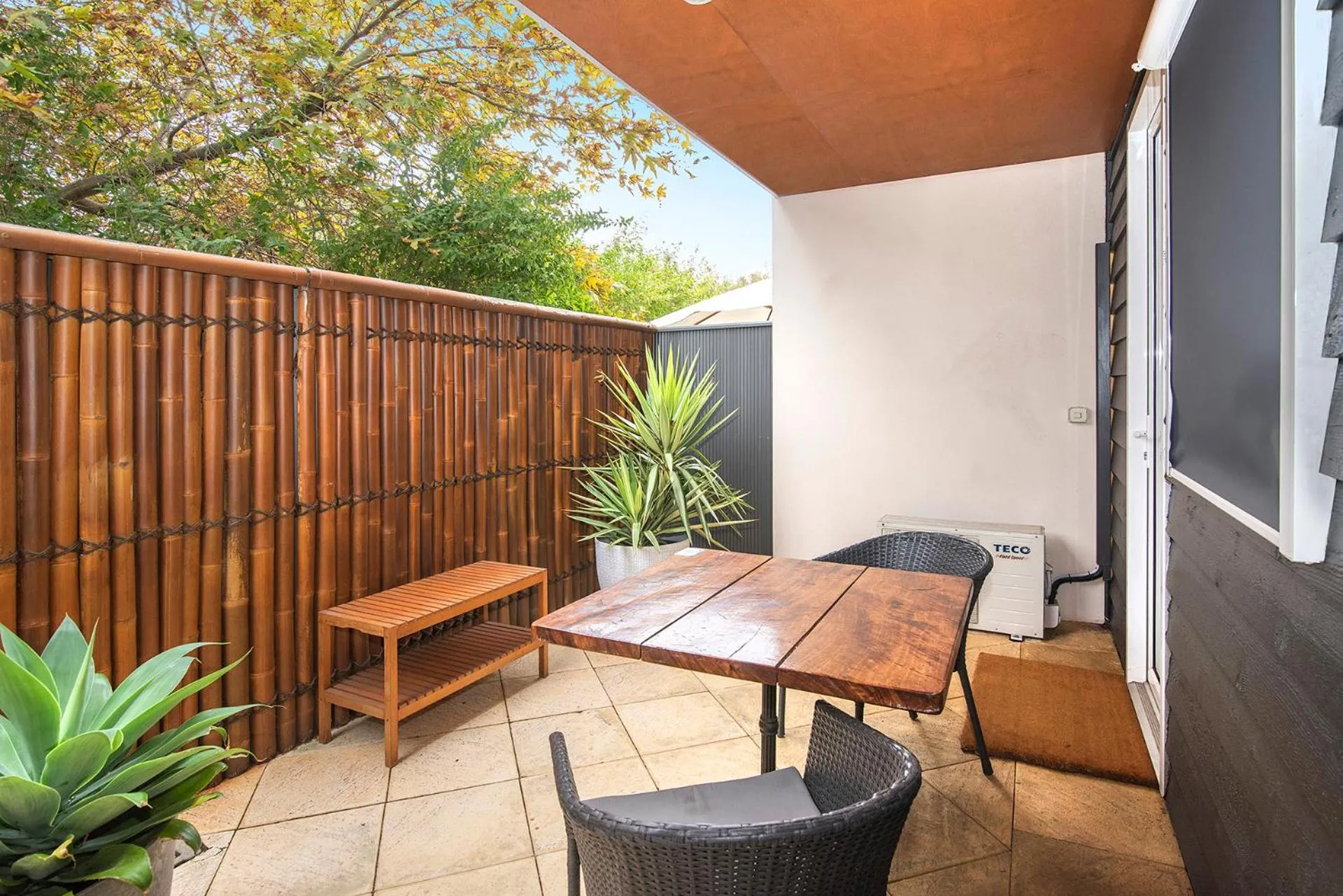 Inner courtyard view in Prideau's of Margaret River