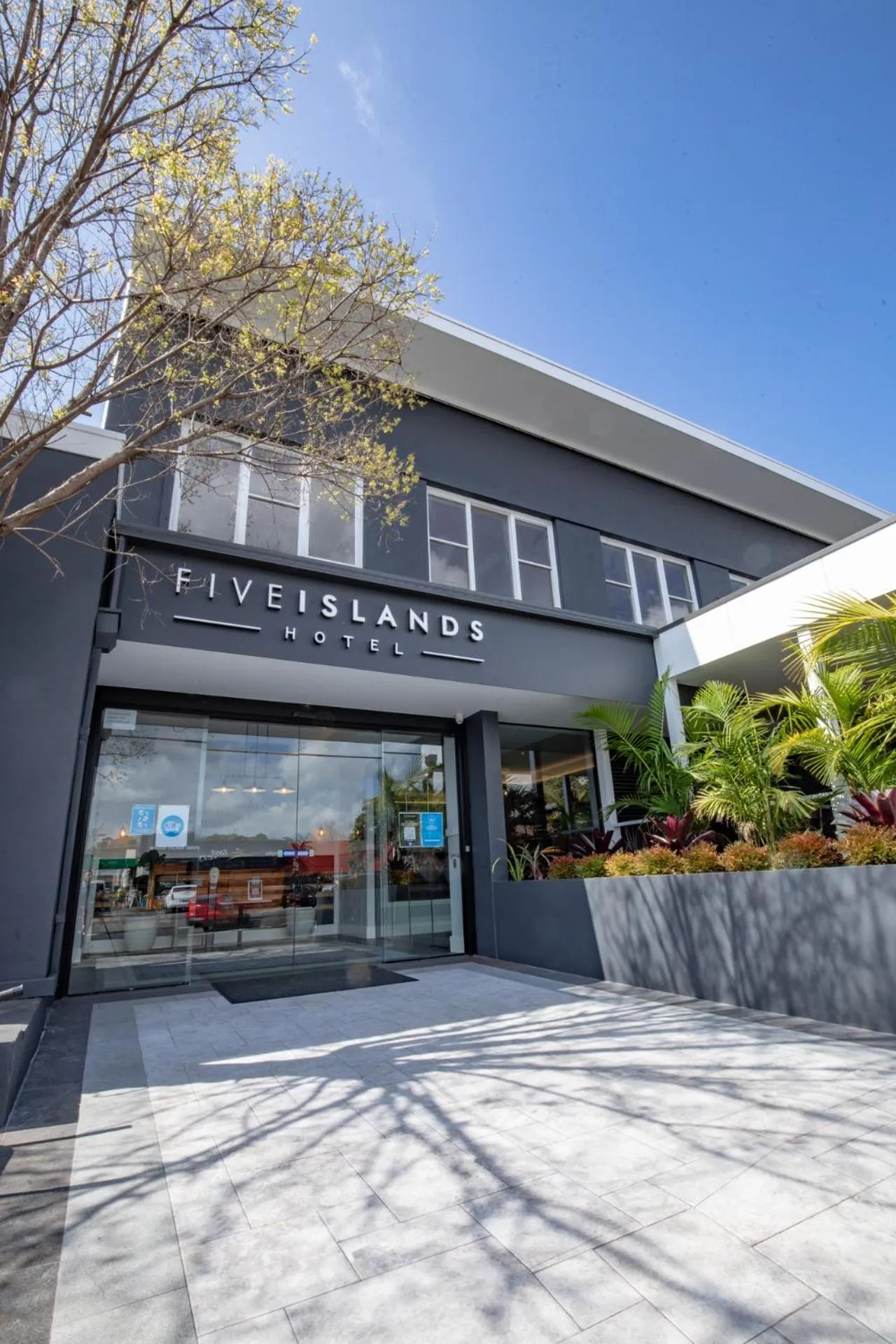 Property building in Five Island Hotel