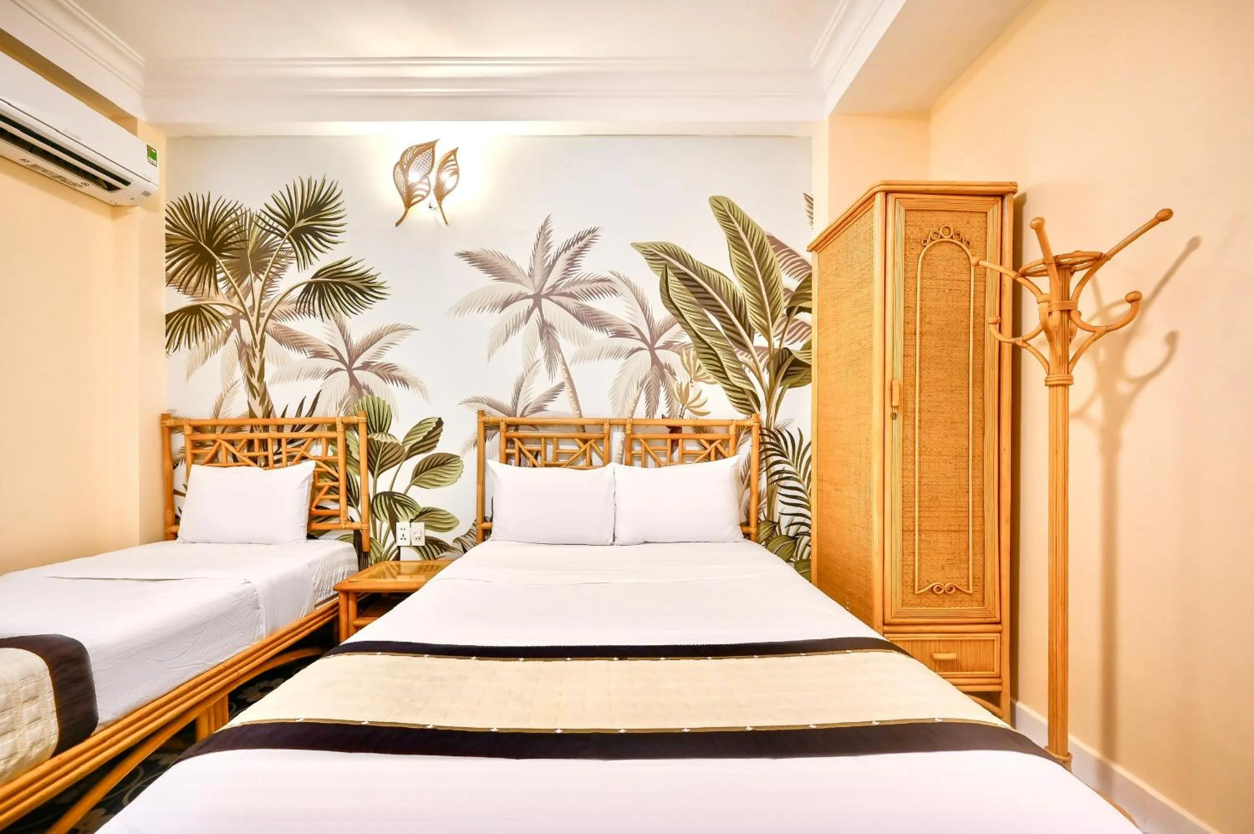 Bedroom, Bed in Spring House Saigon central park