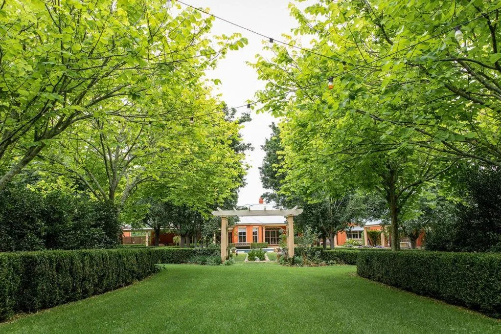 Property building in Chanticleer Gardens Barn cottage with a Pool
