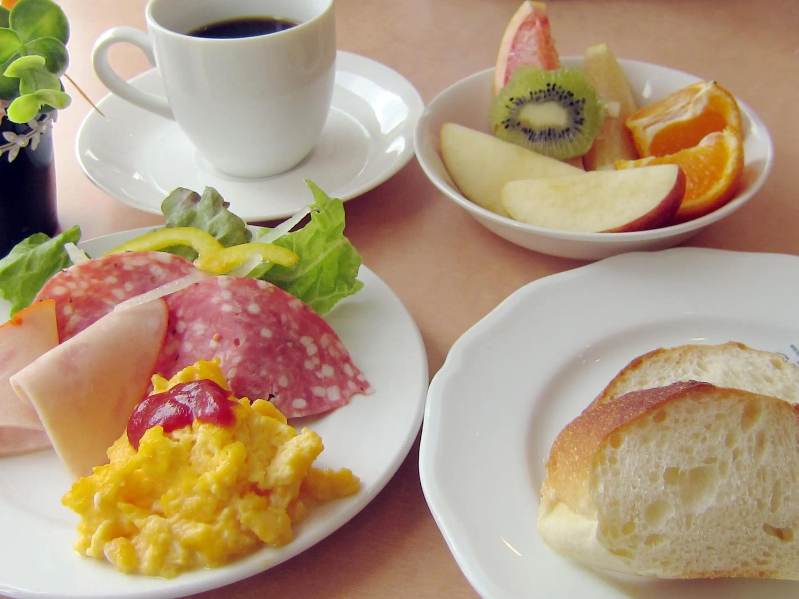 Buffet breakfast in Hotel Pearl City Akita Kawabata