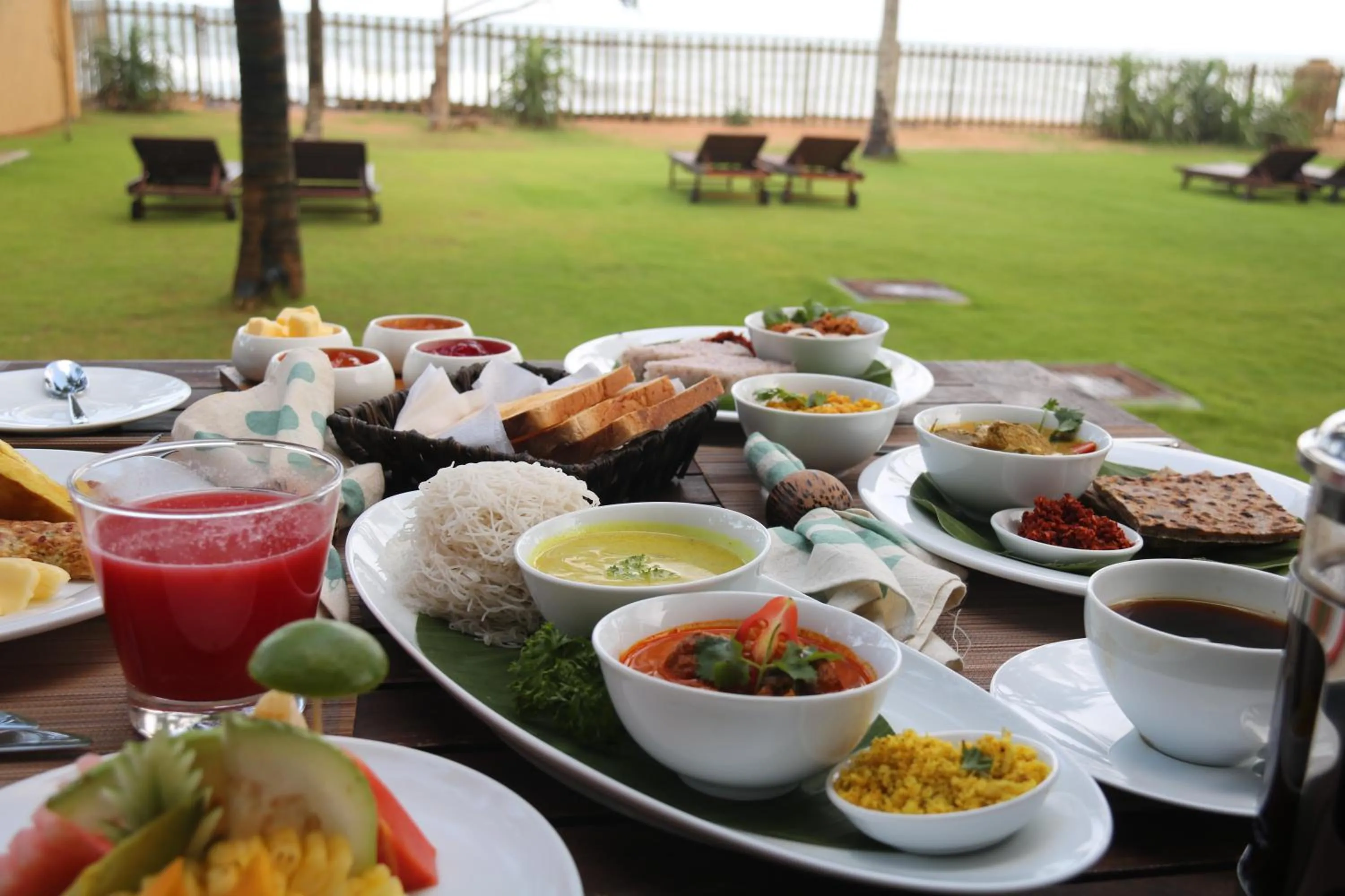 Asian breakfast in Villa 700 by Amaya