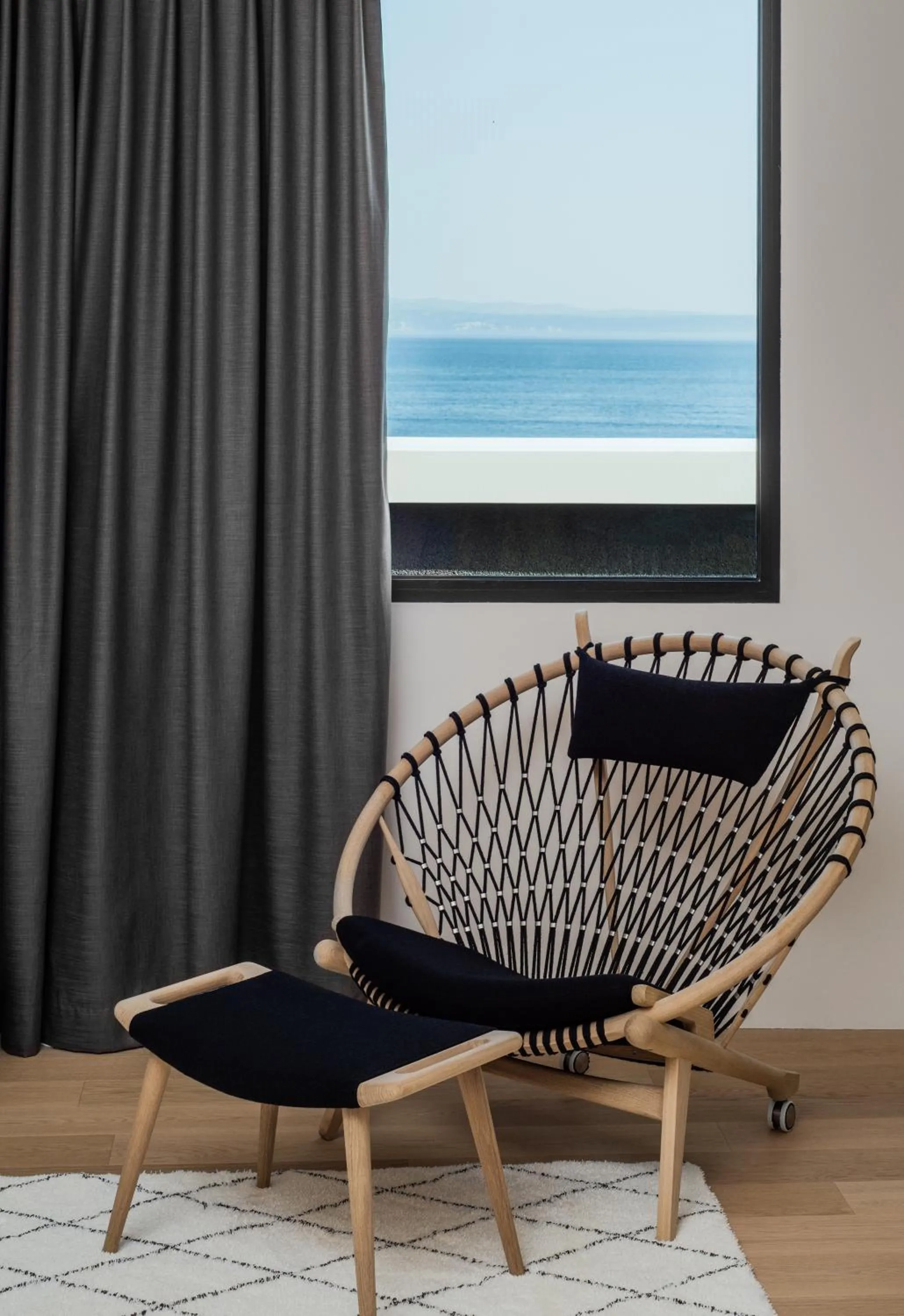 Seating area in briig boutique hotel