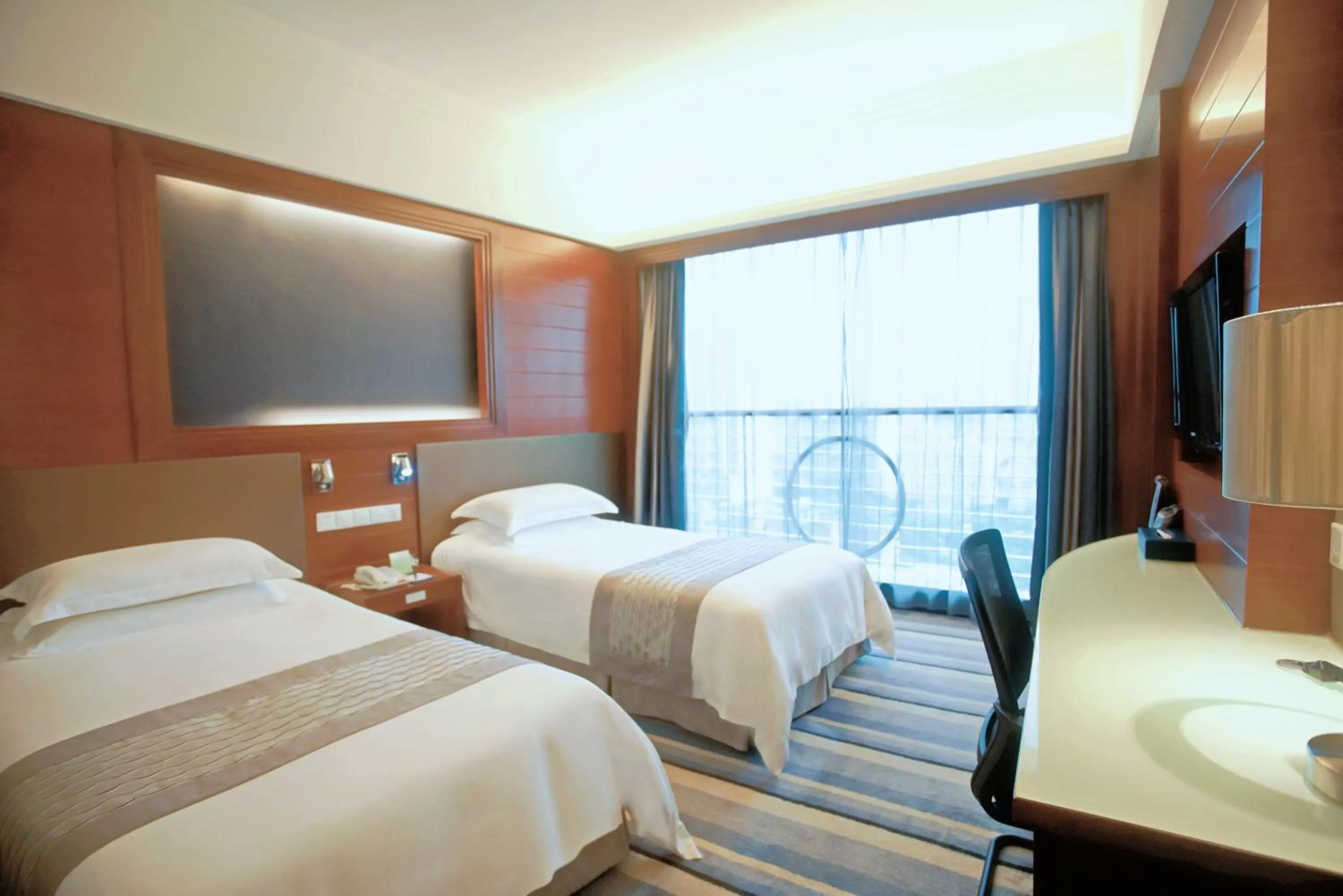 Bed in Ocean Hotel Guangzhou - Tao Jin station