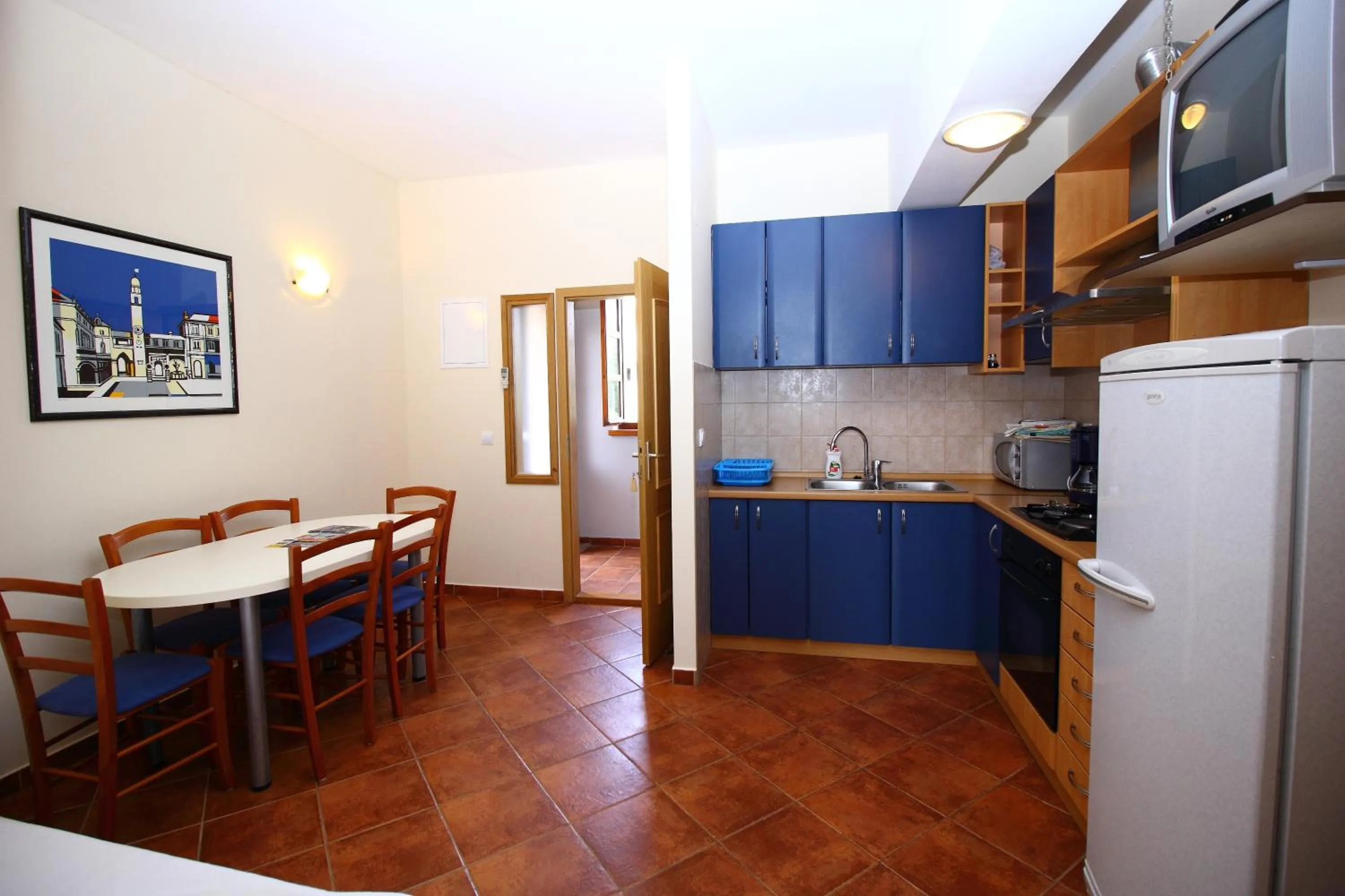 Kitchen or kitchenette in Apartmani Dub