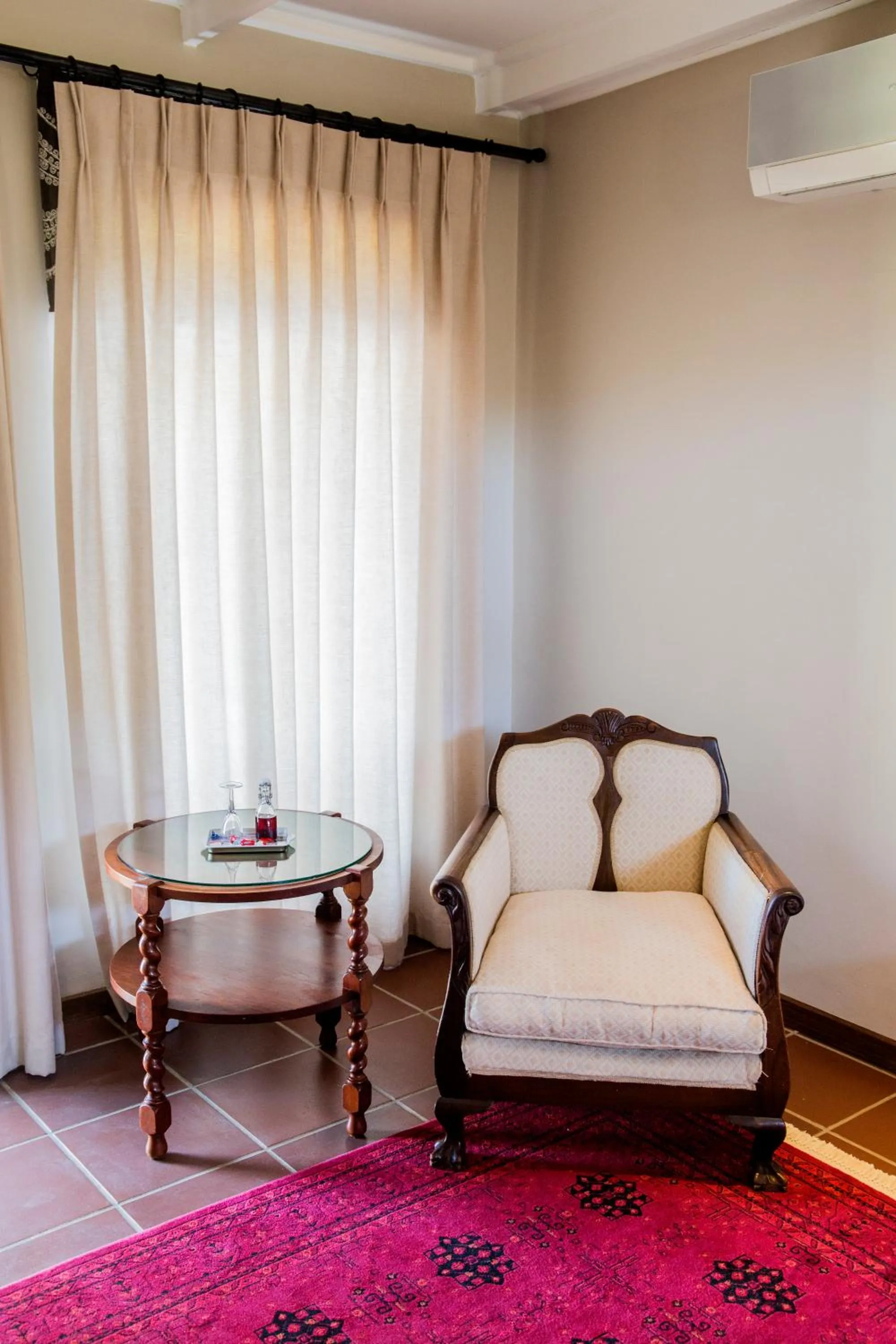 Seating area in 36 On Boom B&B