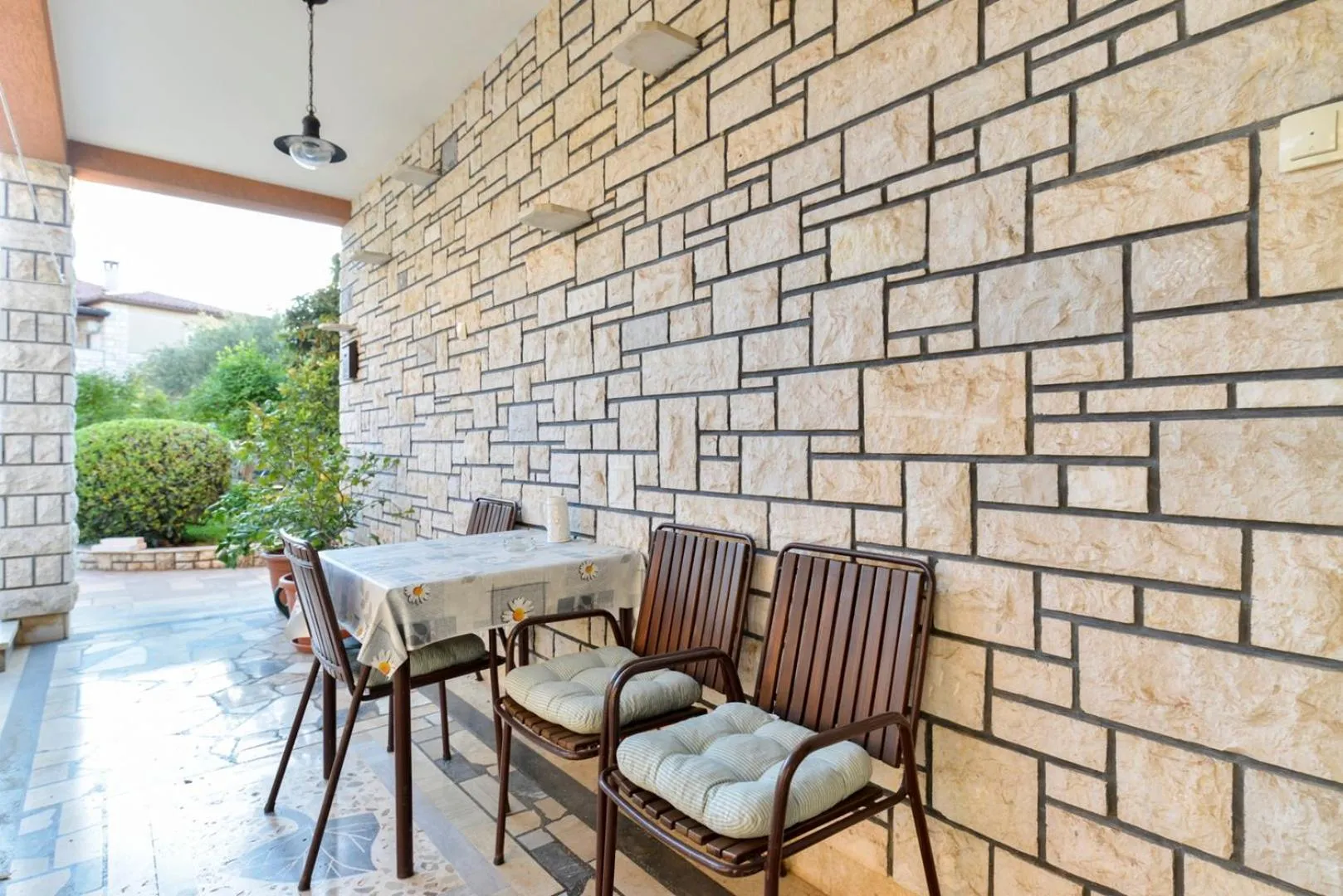 Seating area in ALEKS house with apartments