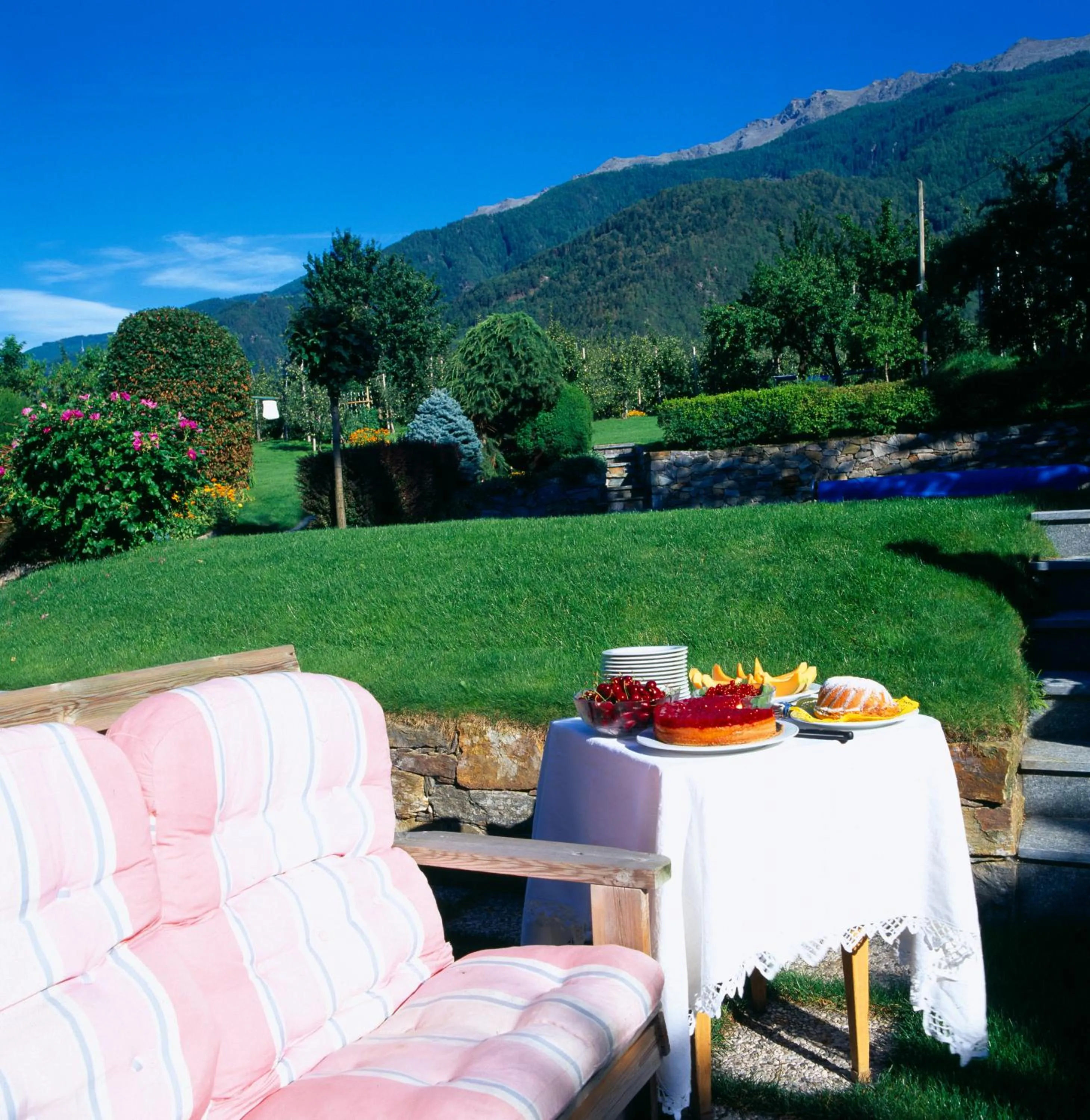 Garden view in Gasthof Weisses Kreuz