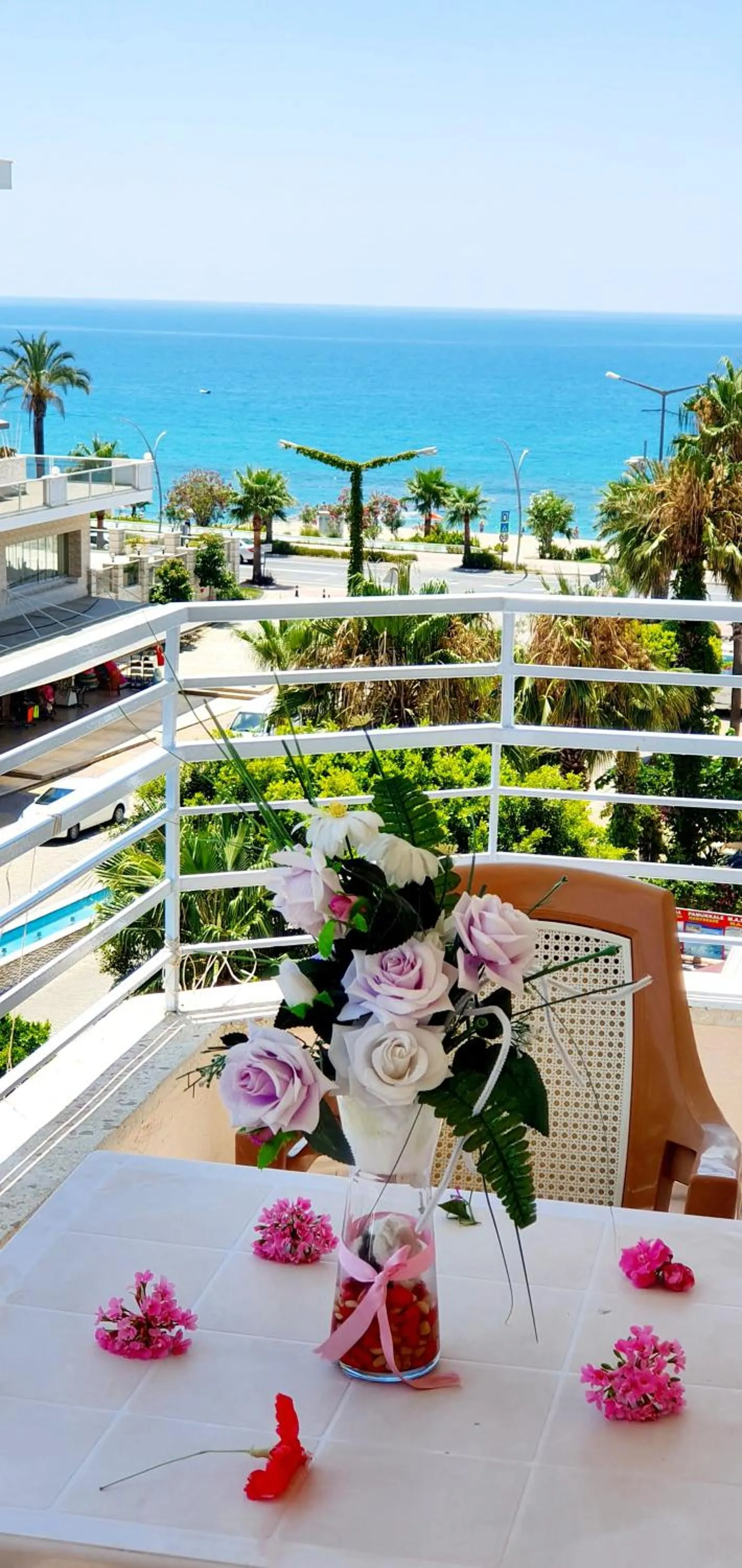 Sea view in Palmen Apart Hotel