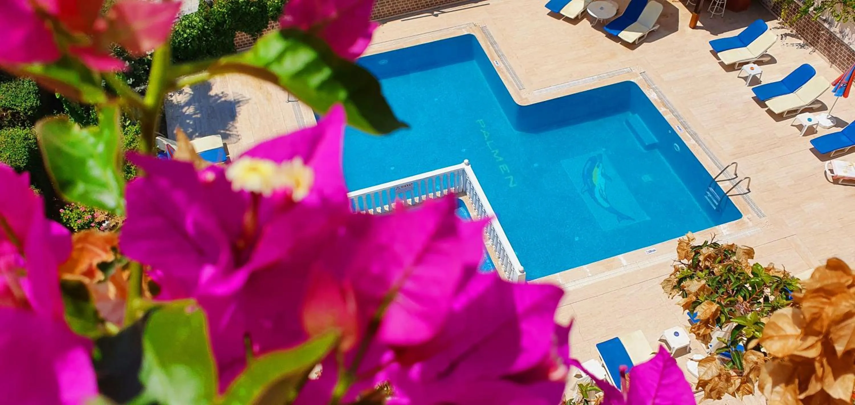 Bird's eye view in Palmen Apart Hotel