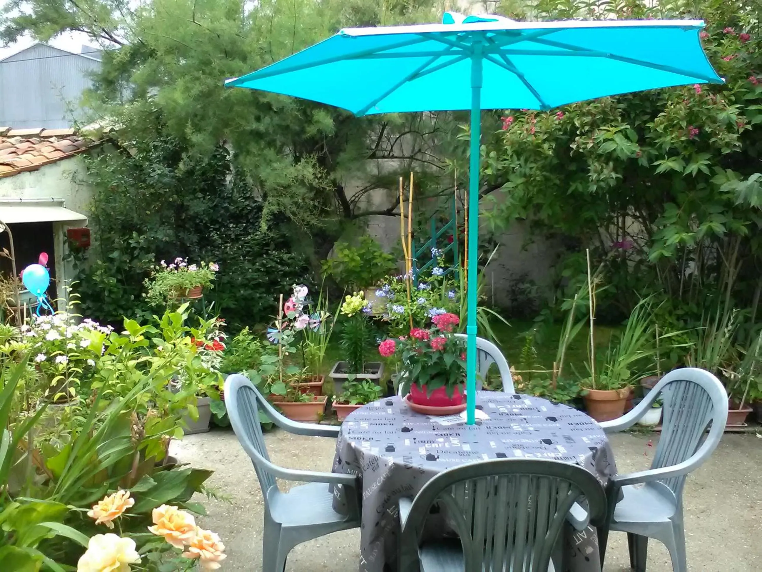 Garden view in Le Parisien