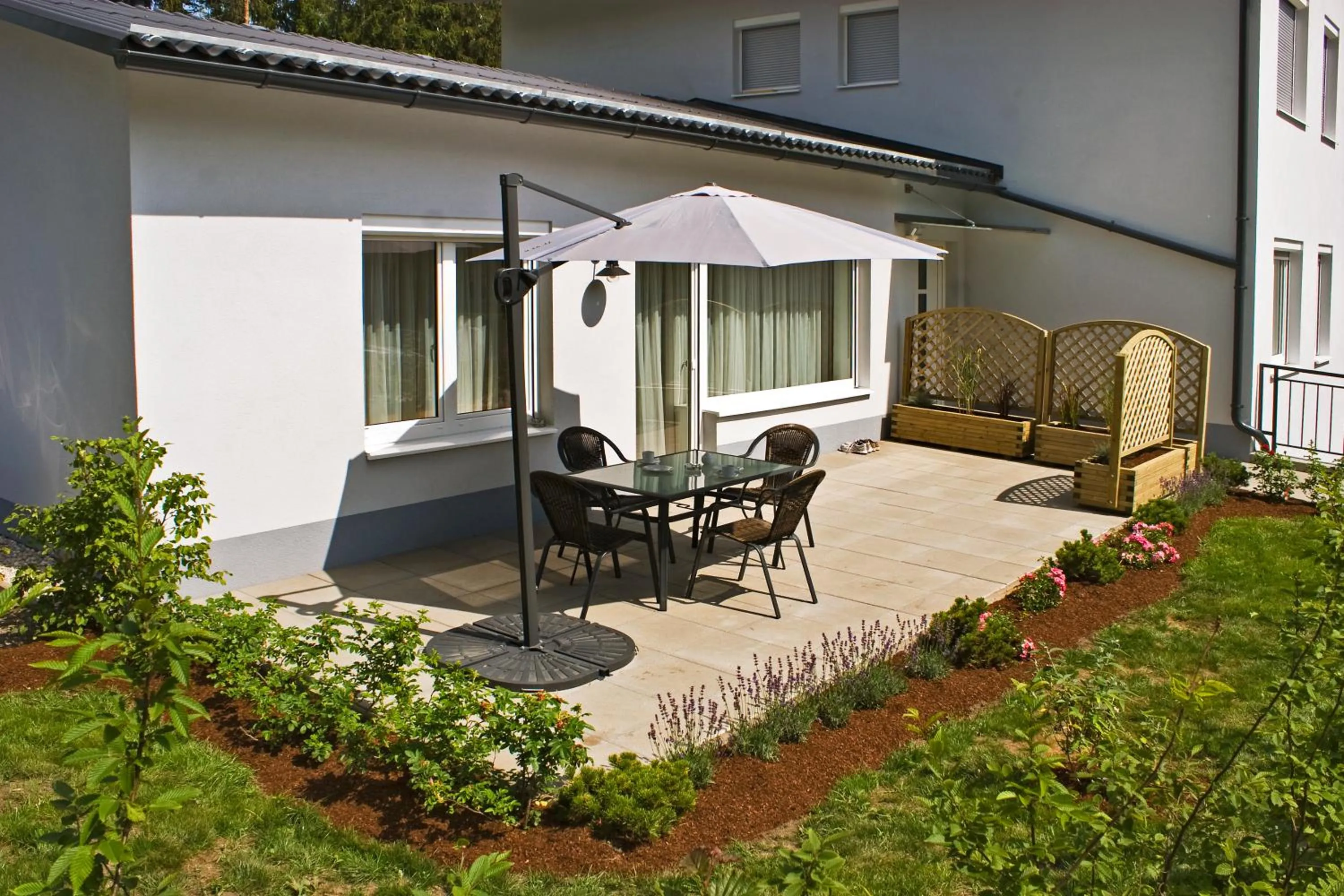 Balcony/Terrace in Aparthotel Klopeinersee