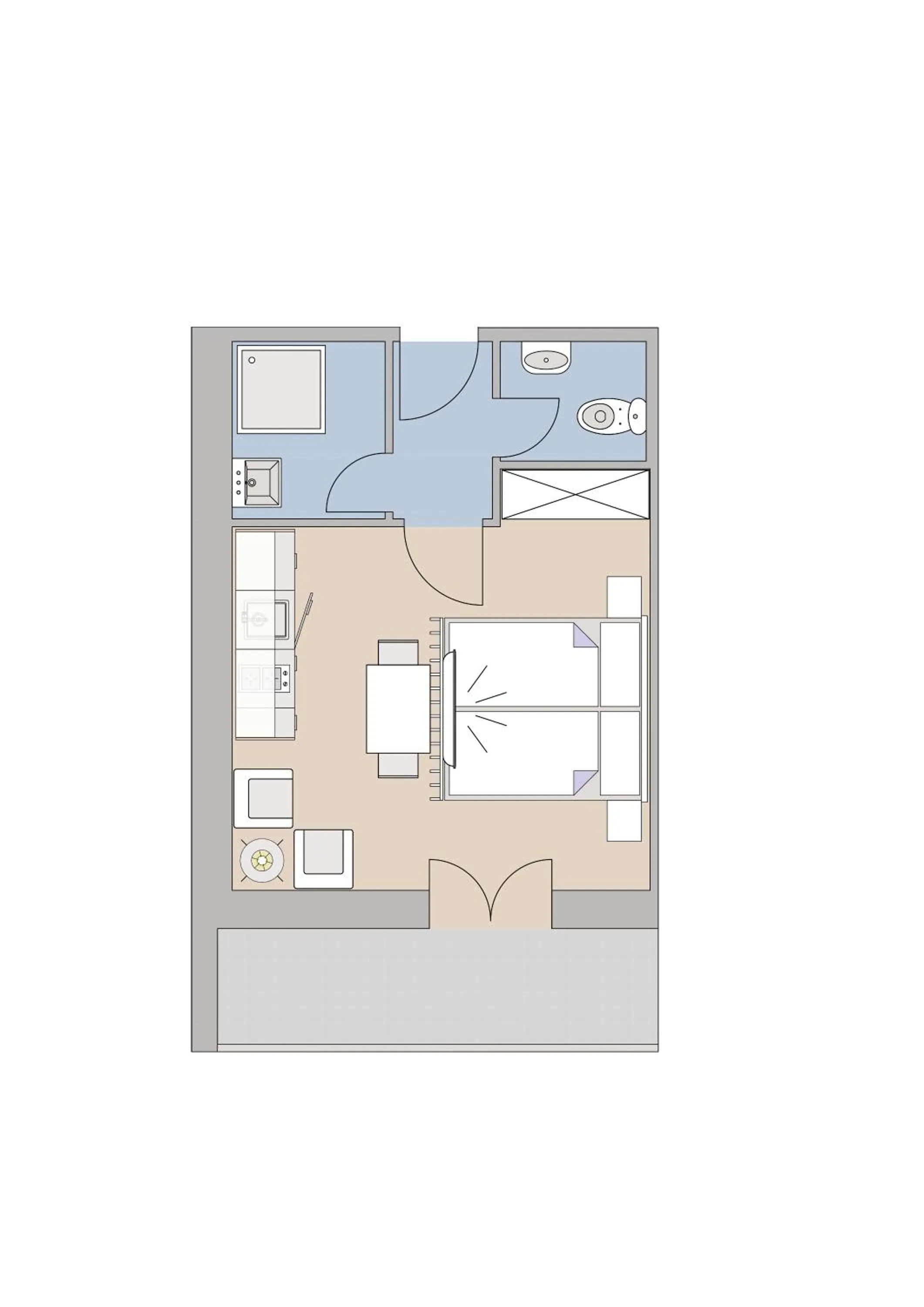 Photo of the whole room in Aparthotel Klopeinersee