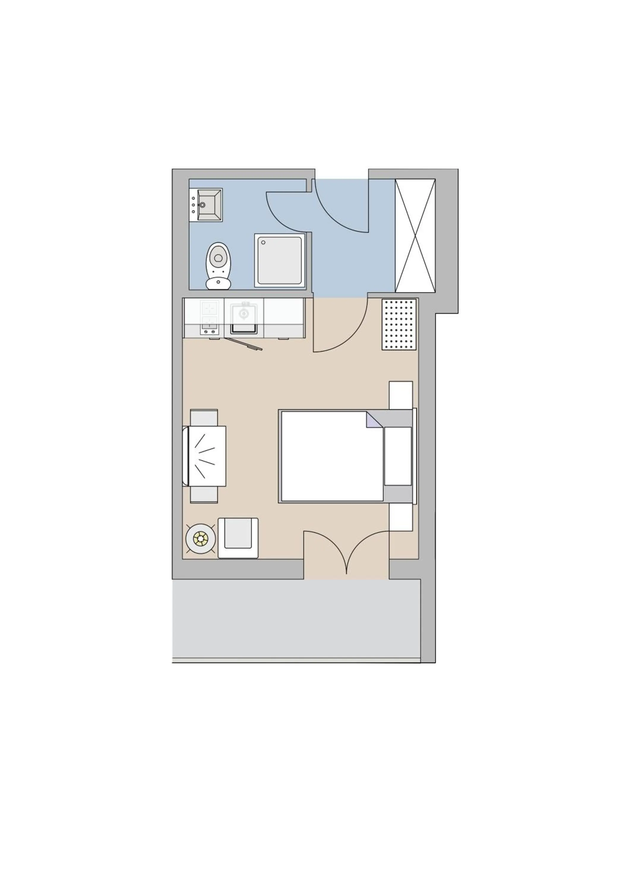 Photo of the whole room in Aparthotel Klopeinersee