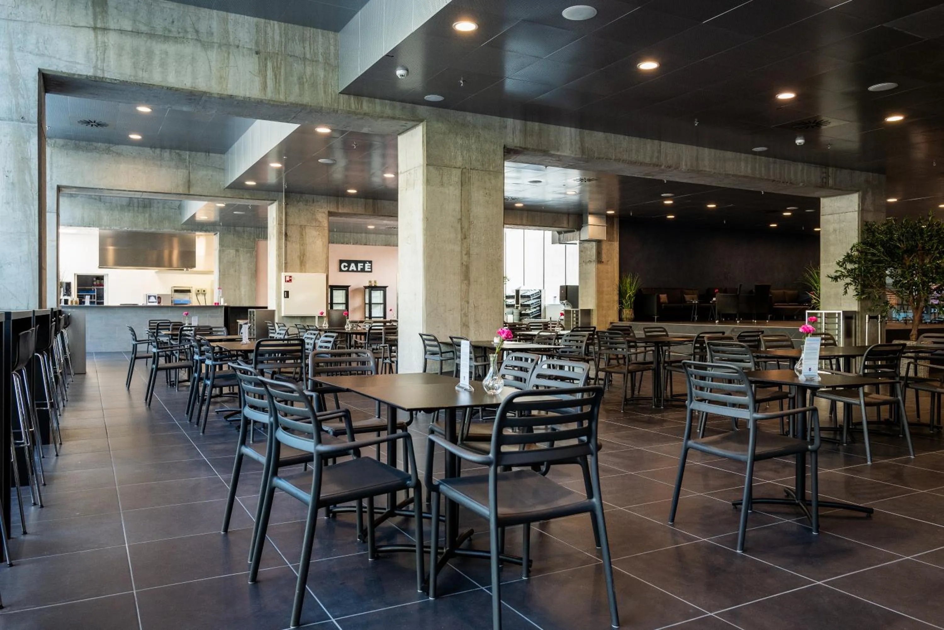 Seating area in Cabinn Apartments