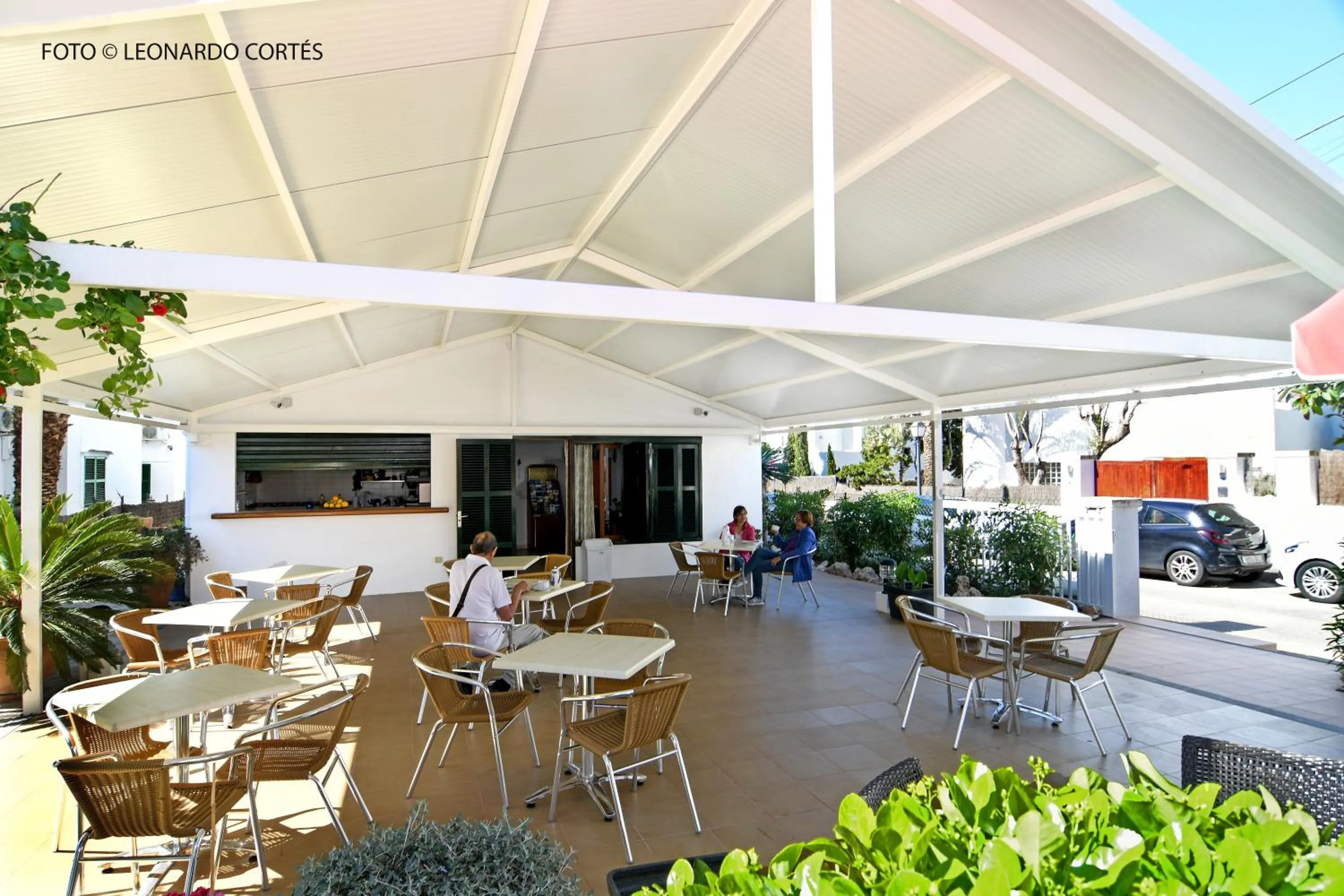 Area and facilities in Hostal La Ceiba