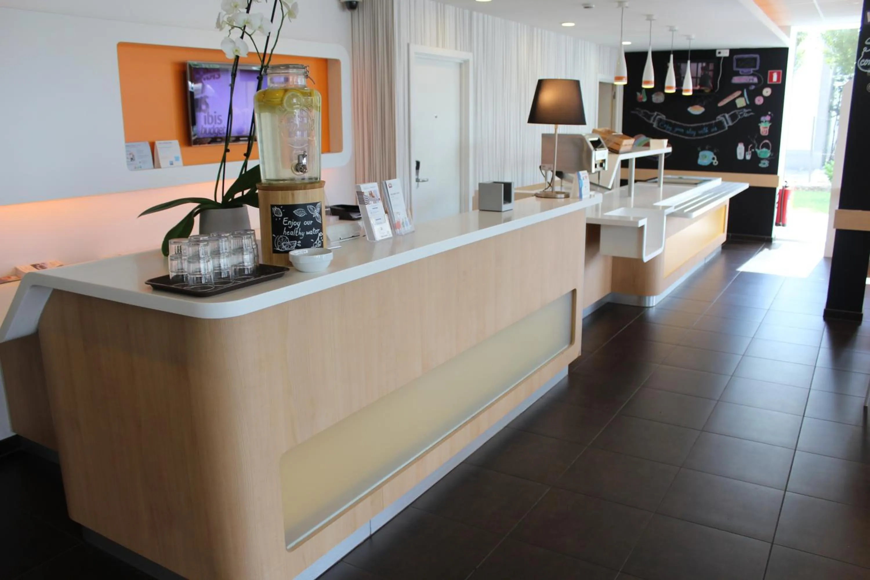 Lobby or reception in ibis budget Antwerpen Port