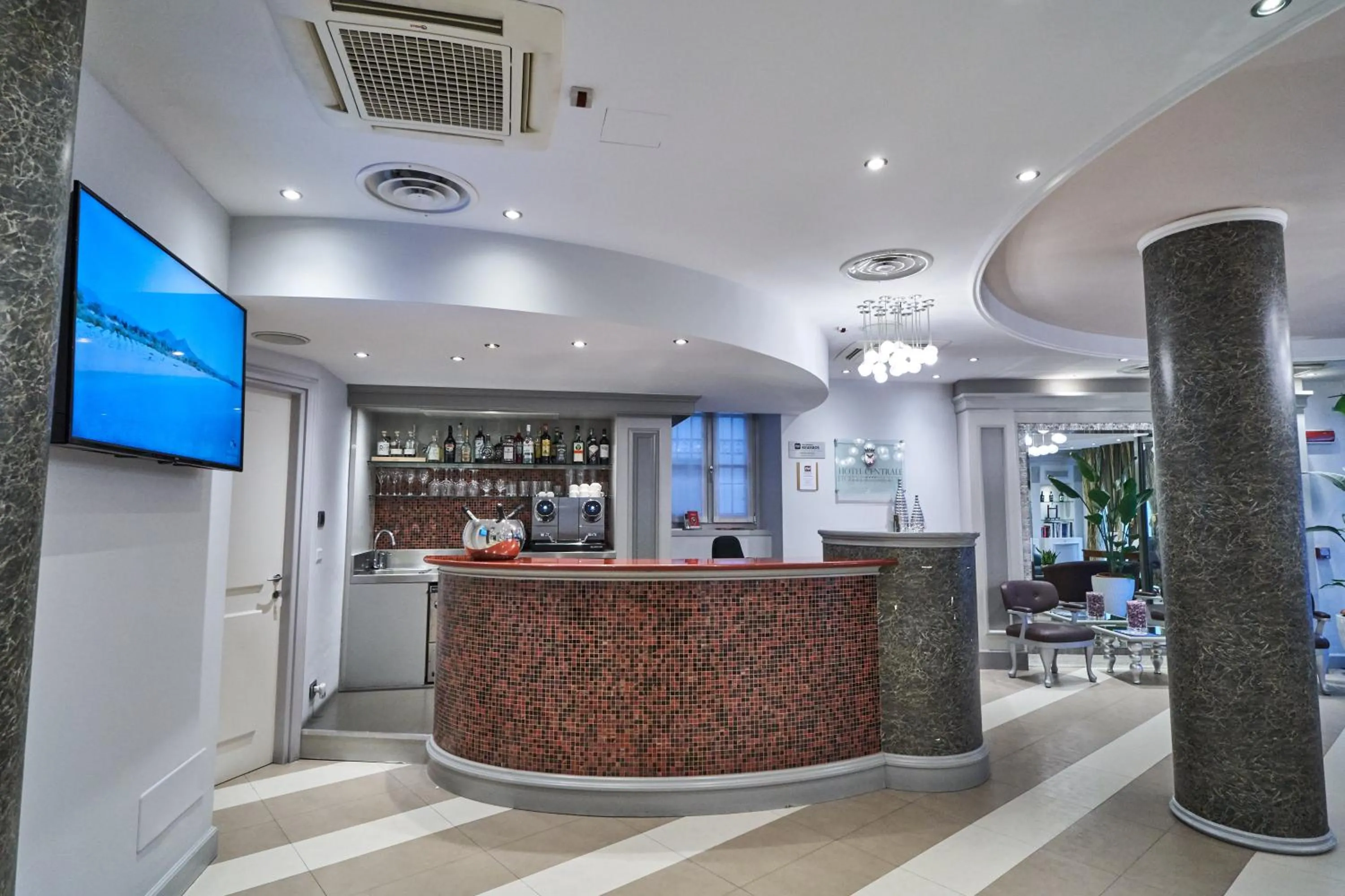 Lounge or bar in Hotel Centrale Best Western Signature Collection