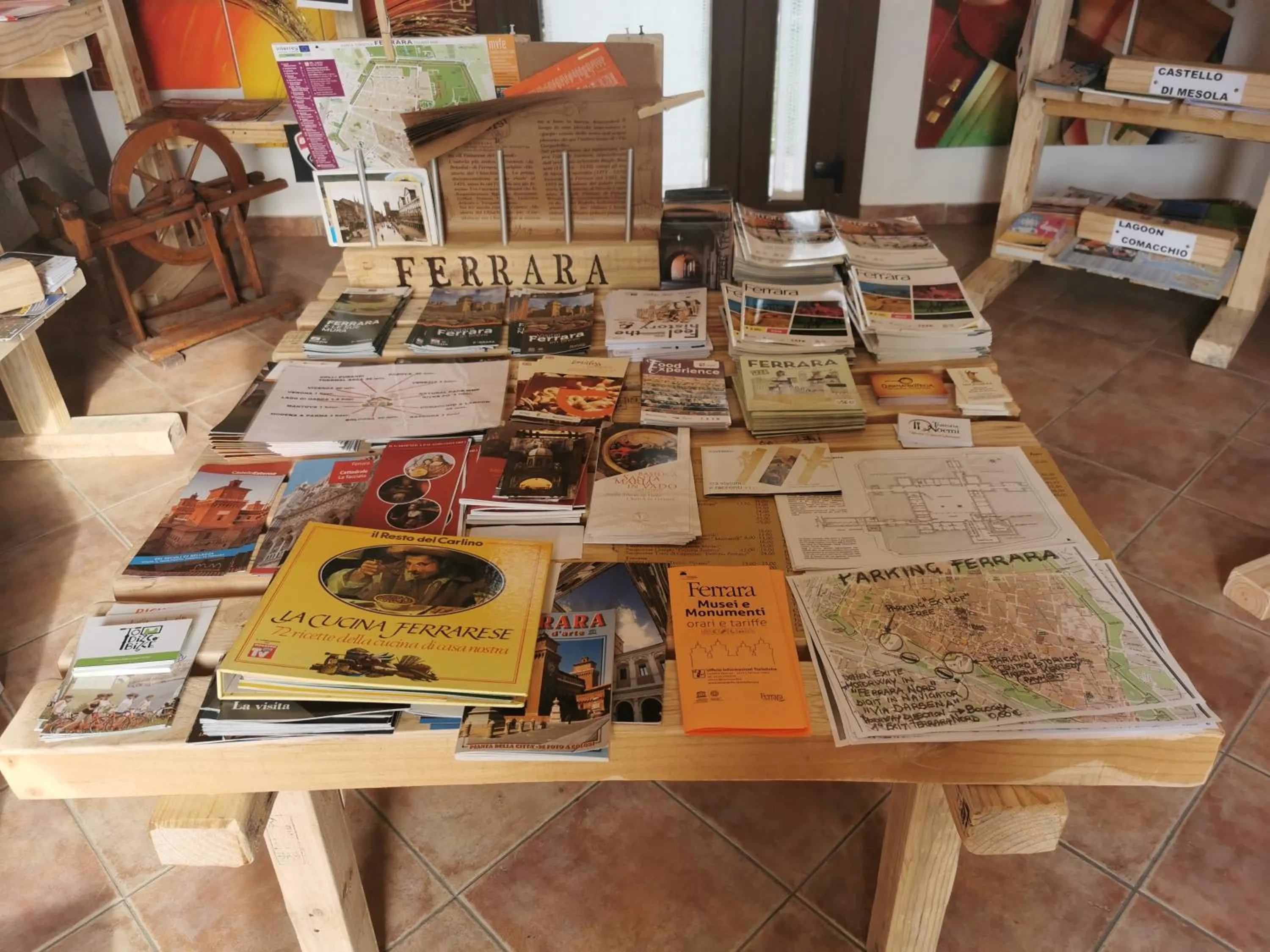 Lobby or reception in Casa di Campagna B&B La Corte Ferrara